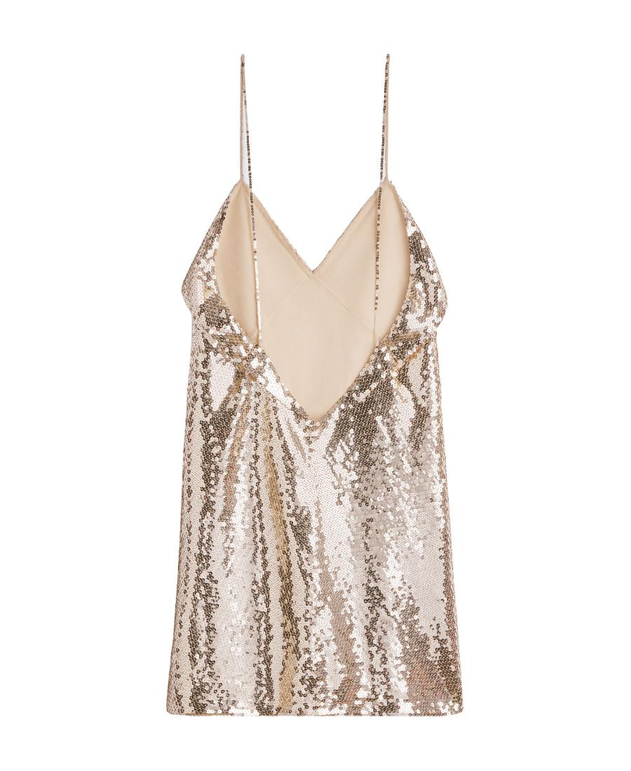 Celine Embroidered Mini Dress in Natural Lyst