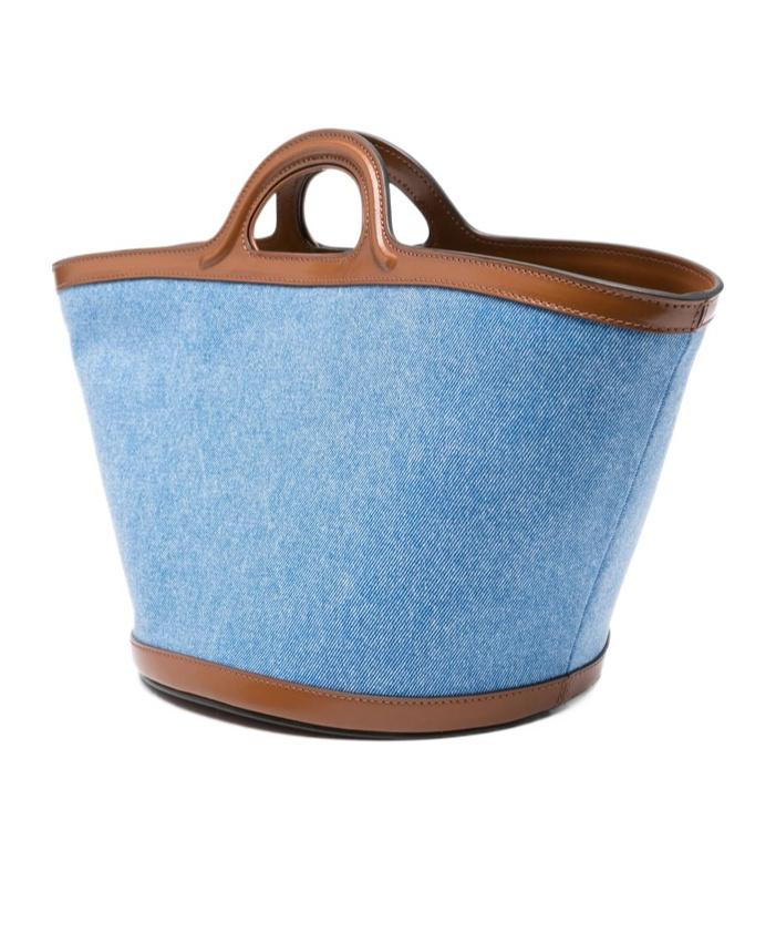Marni Denim Bucket Bag in Blue | Lyst