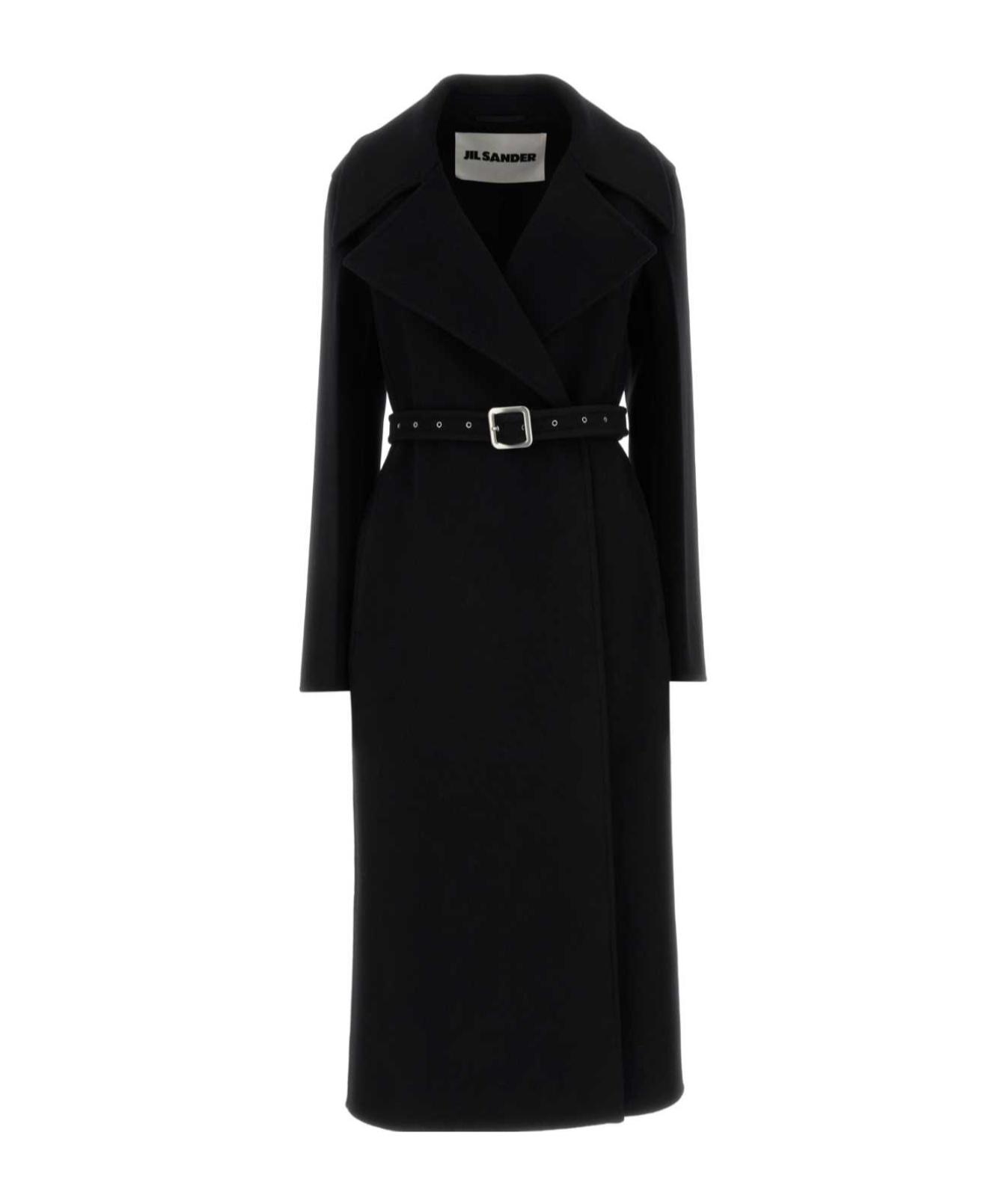 コート JIL SANDER BLACK CASHMERE COAT Cashmere Coat Man | Jil Sander Official Online Store