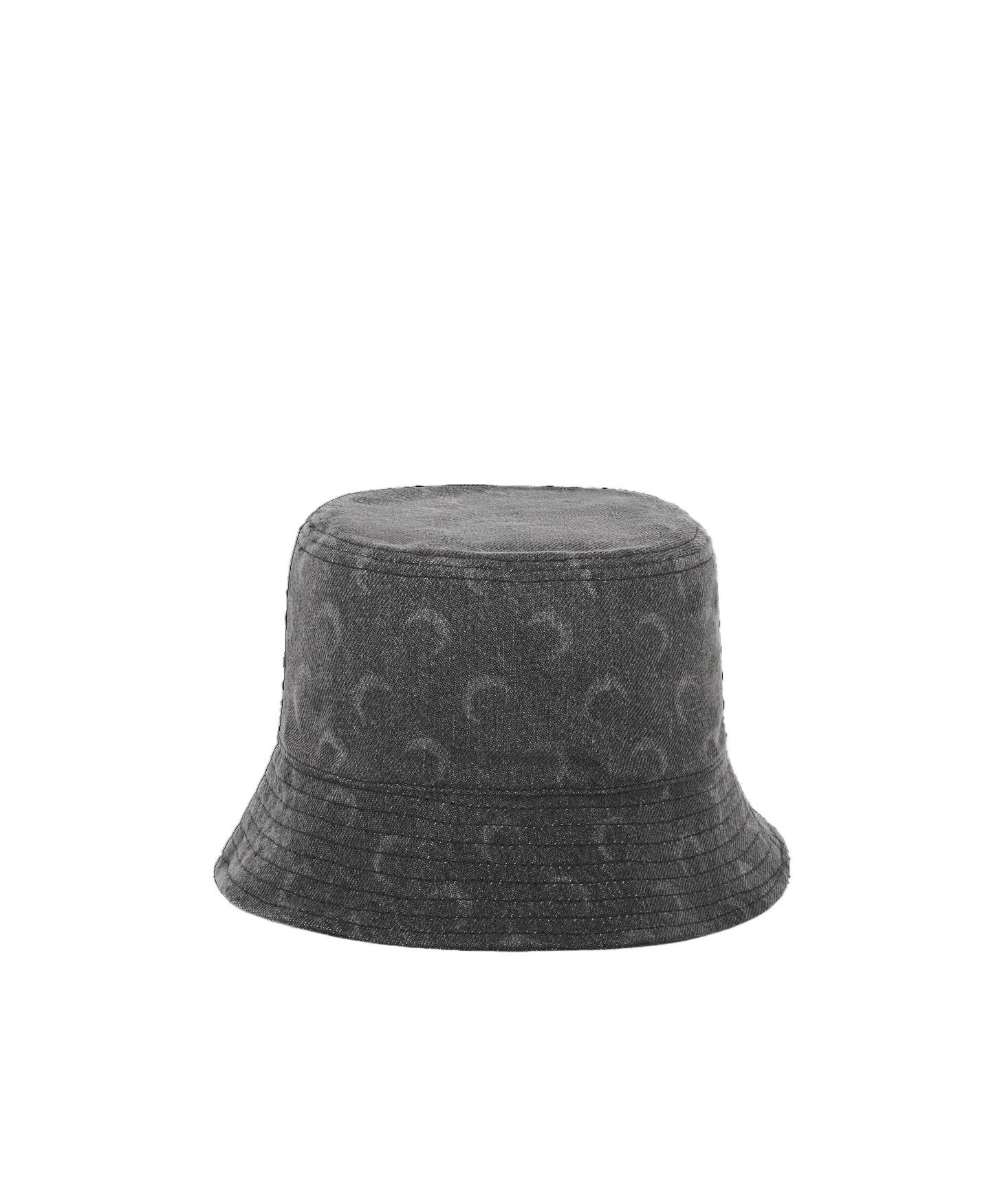 Marine Serre Moon Logo Bucket Hat in Blue | Lyst