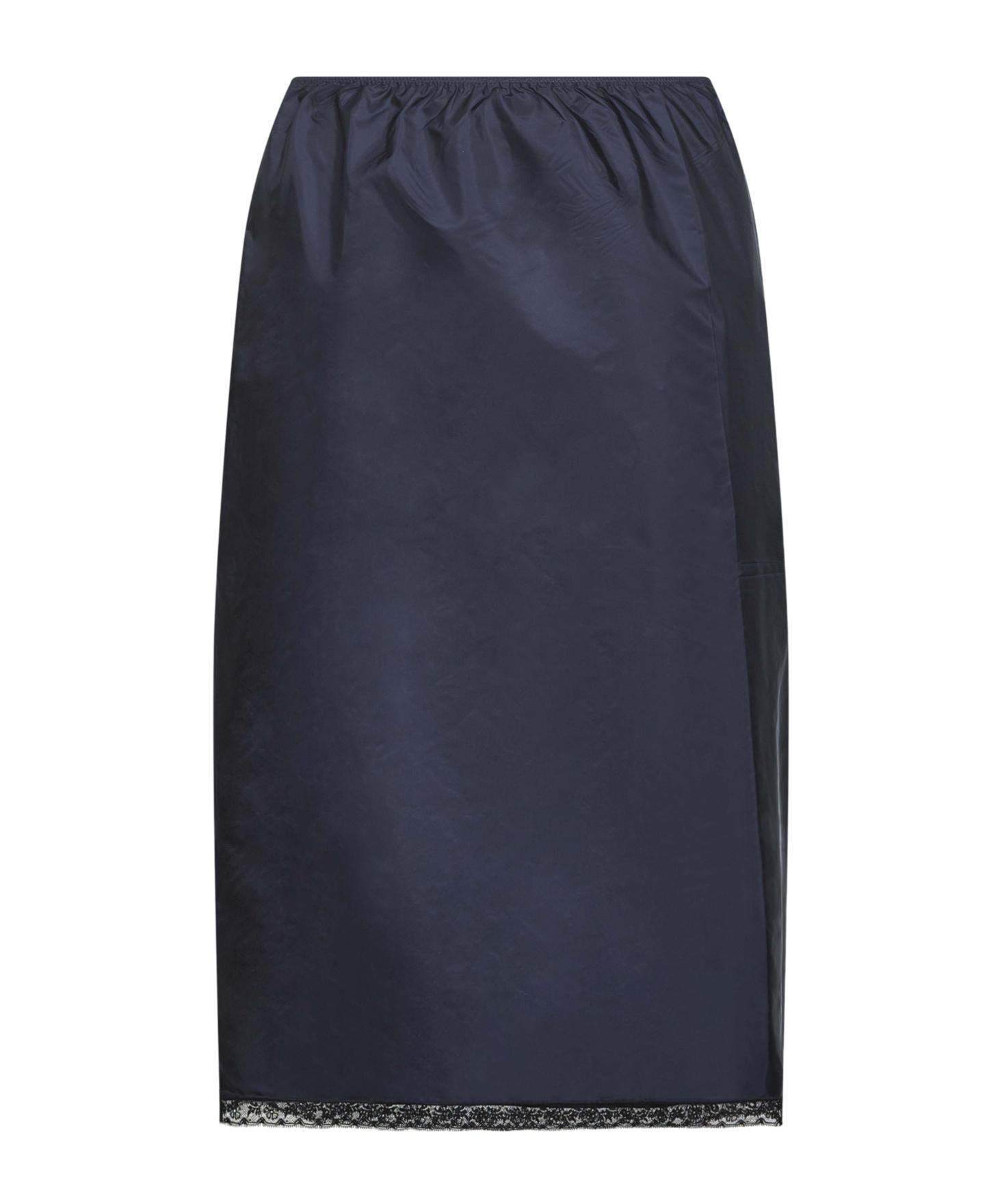 【関税&送料込】Prada Midnight Blue Wool Skirt Blue Prada Skirts for Women | Lyst