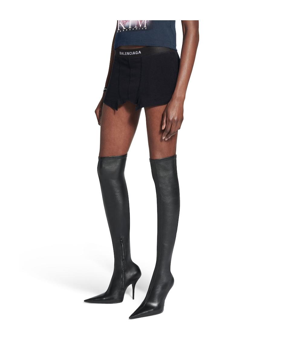 スカート BALENCIAGA 'Cut Off Brief' skirt Balenciaga Cut-Off Brief Skirt in Black | Lyst