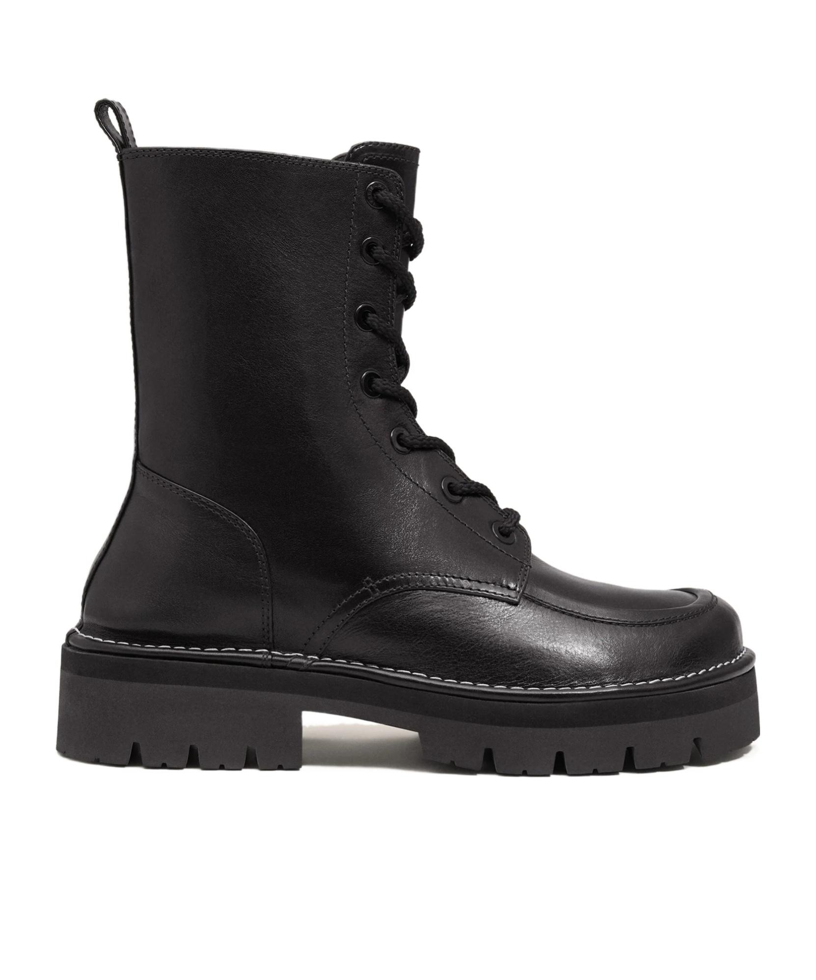ami paris Round Toe Laced Ranger レザーブーツ ami paris Round Toe Laced Ranger レザーブーツ メンズ