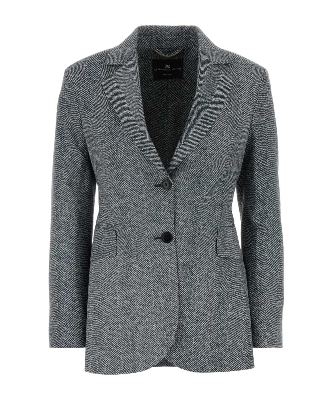 スーツ ERMANNO SCERVINO Women Suit Jackets D456D345HNG95708 Black Women's Designer Blazers & Jackets - Ermanno Scervino