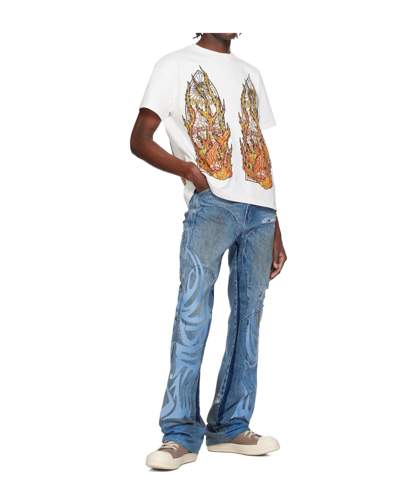 Who Decides War Wdw Winged Carpenter Jeans in Blue for Men | Lyst UK