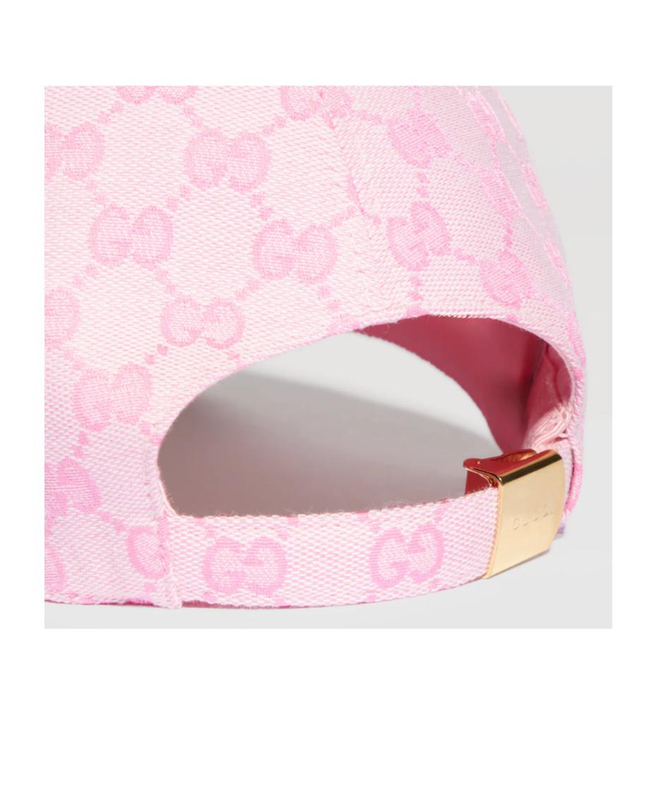 Gucci Gg Cotton Canvas Baseball Hat in Pink | Lyst