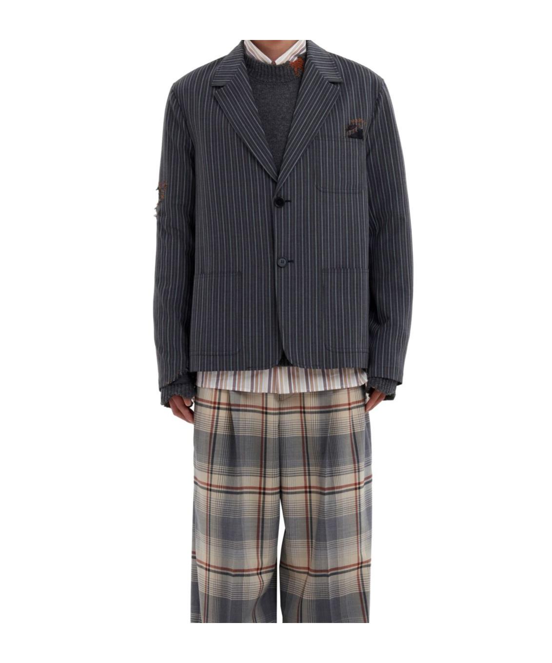 Marni Wool Blazer in Black for Men | Lyst