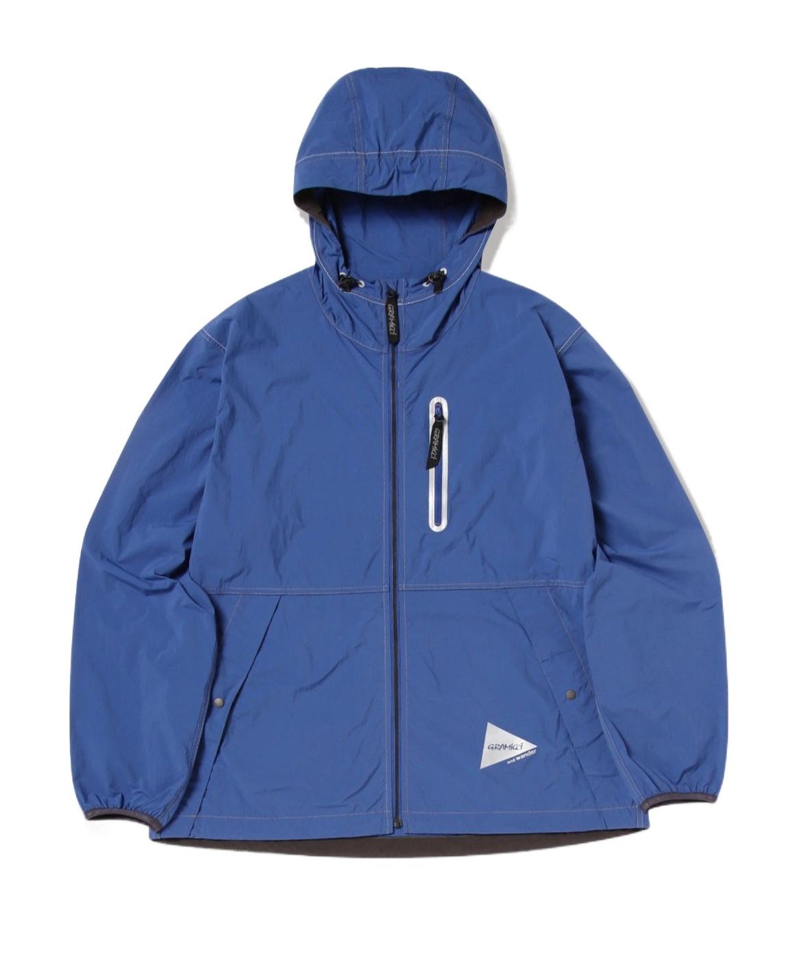 and wander X Gramicci Brushed Nylon Jacket in Blue for Men | Lyst