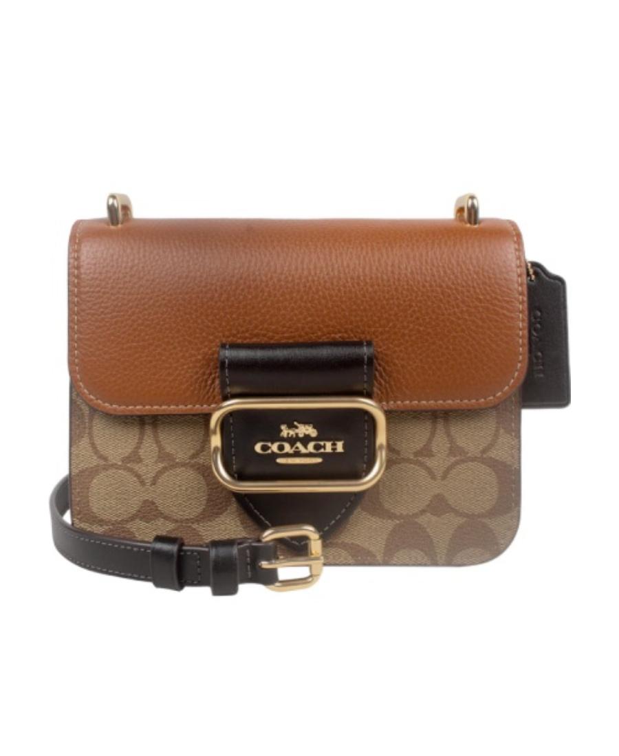 COACH Morgan Color Shoulder Bag in Brown | Lyst