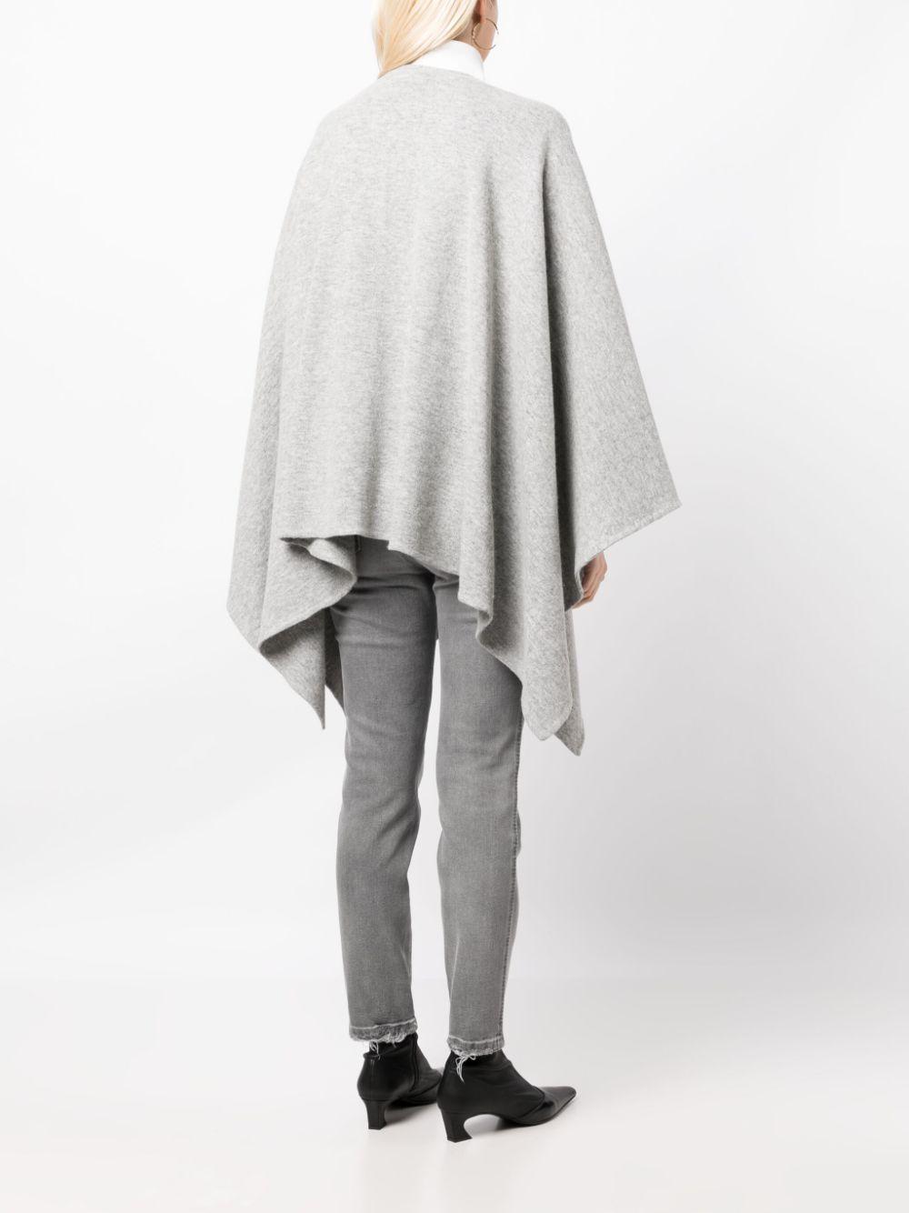 ポンチョ・ケープ Ermanno Scervino Grey Melange Wool Cape Ermanno Scervino Capes for Women | Online Sale up to 63% off