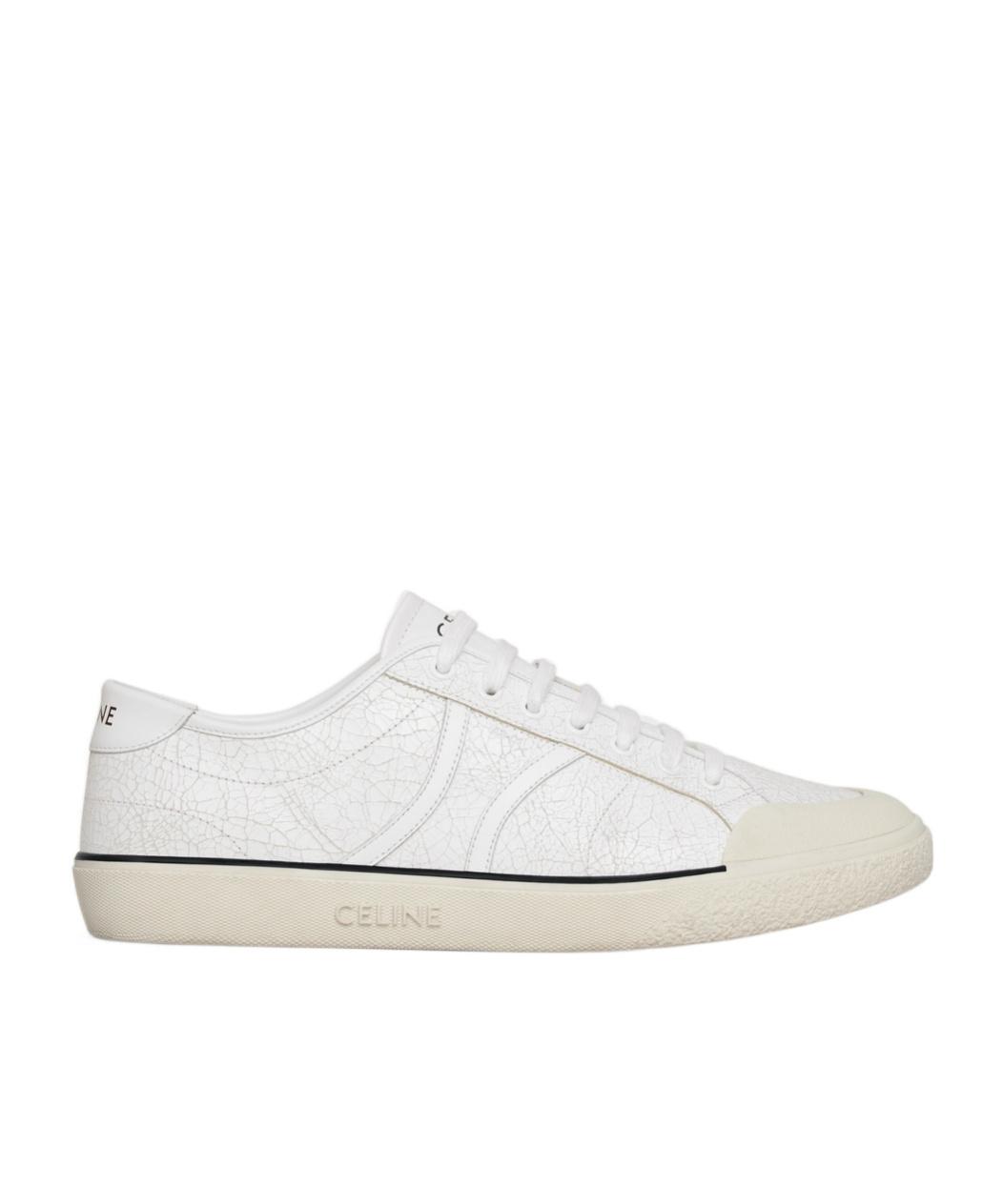 CELINE☆CELINE ALAN AS-01 ロー レースアップ スニーカー Celine Alan As-01 Low Lace-Up Sneaker in White for Men | Lyst