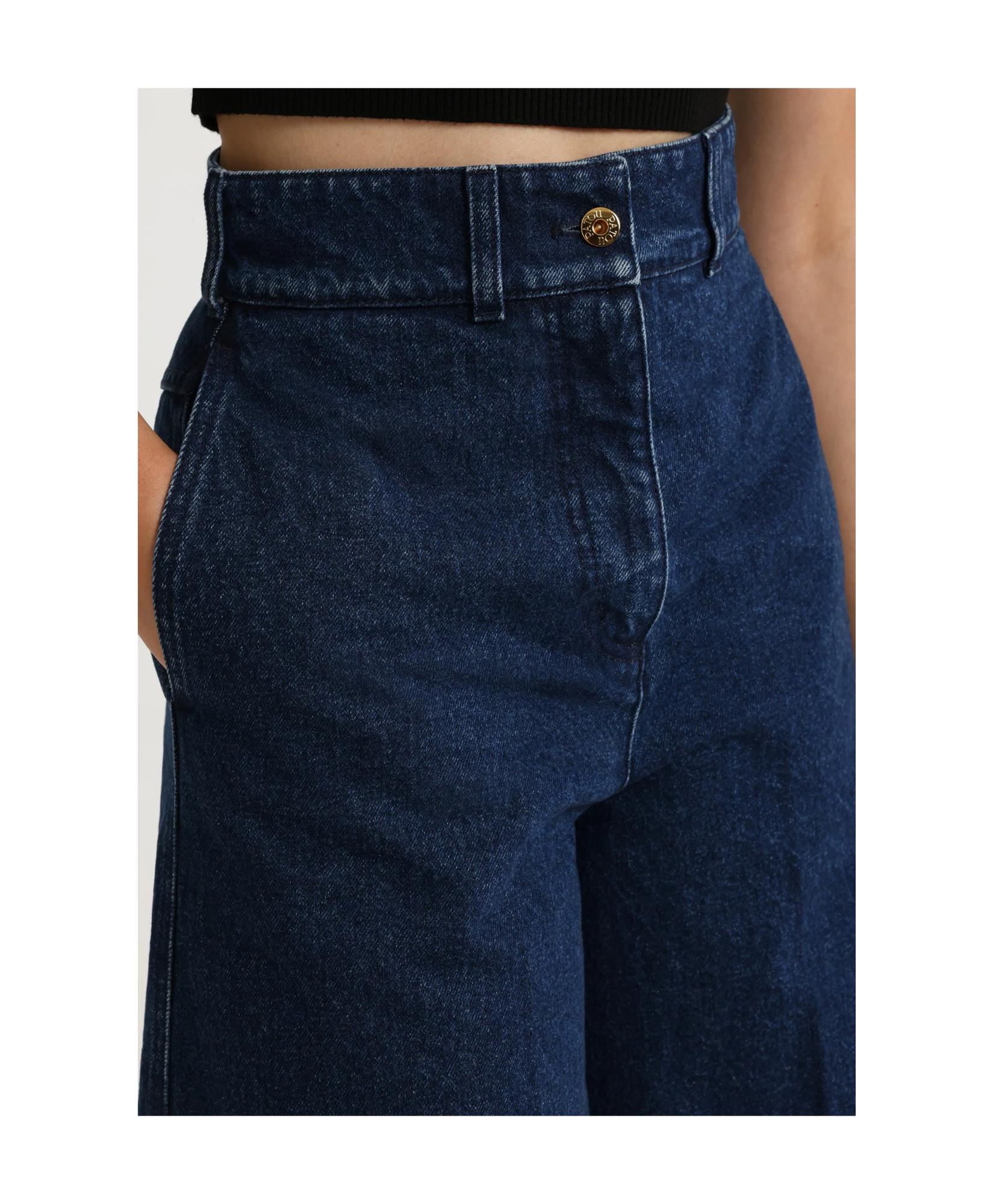 ショートパンツ PATOU SS25 DENIM BERMUDA (TR0520216 661B) Patou Denim Bermuda Shorts in Blue | Lyst