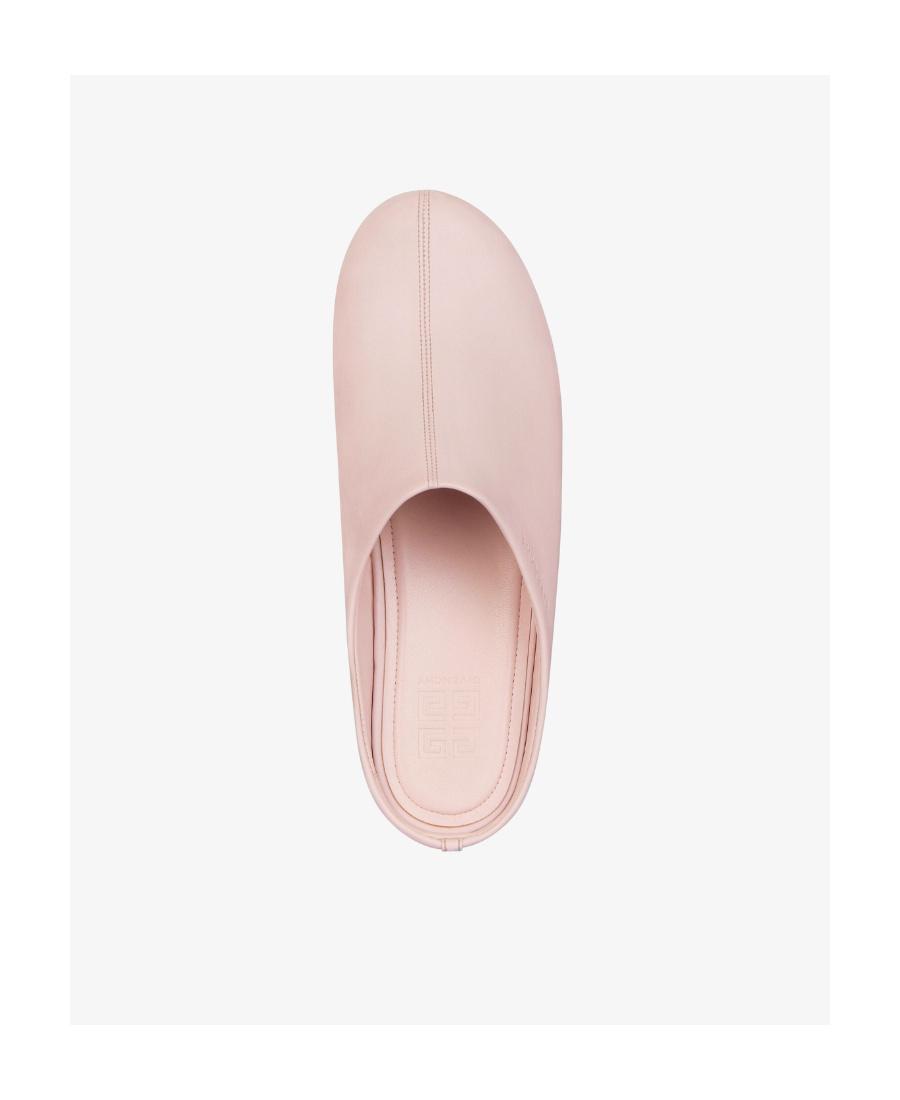 パンプス GIVENCHY Pastel Pink Leather G Clog Mules Givenchy G Clogs in Pink | Lyst