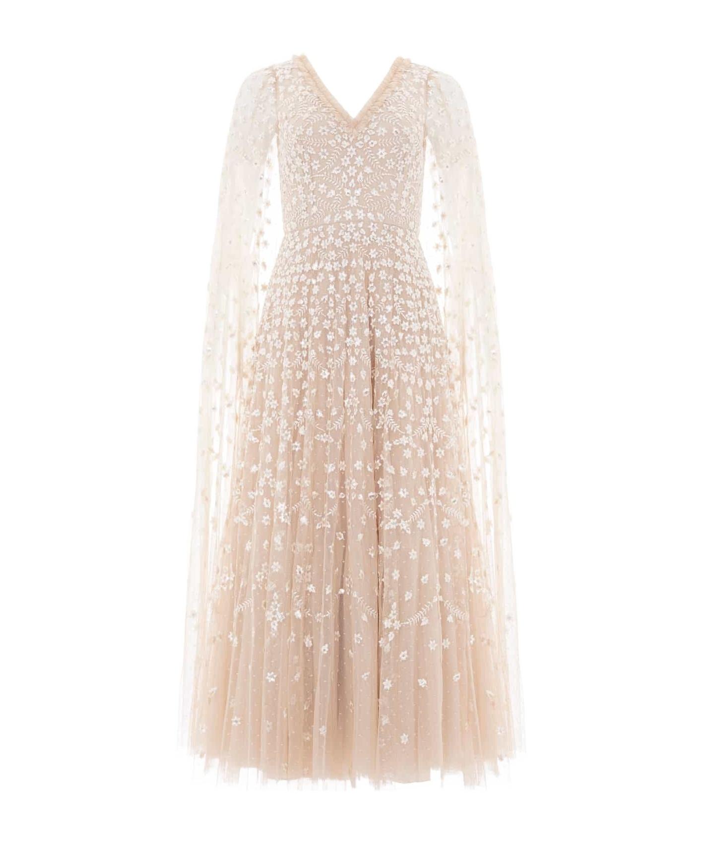 ワンピース NEEDLE & THREAD Tulle long dress with all-over sequins s-l1200.jpg