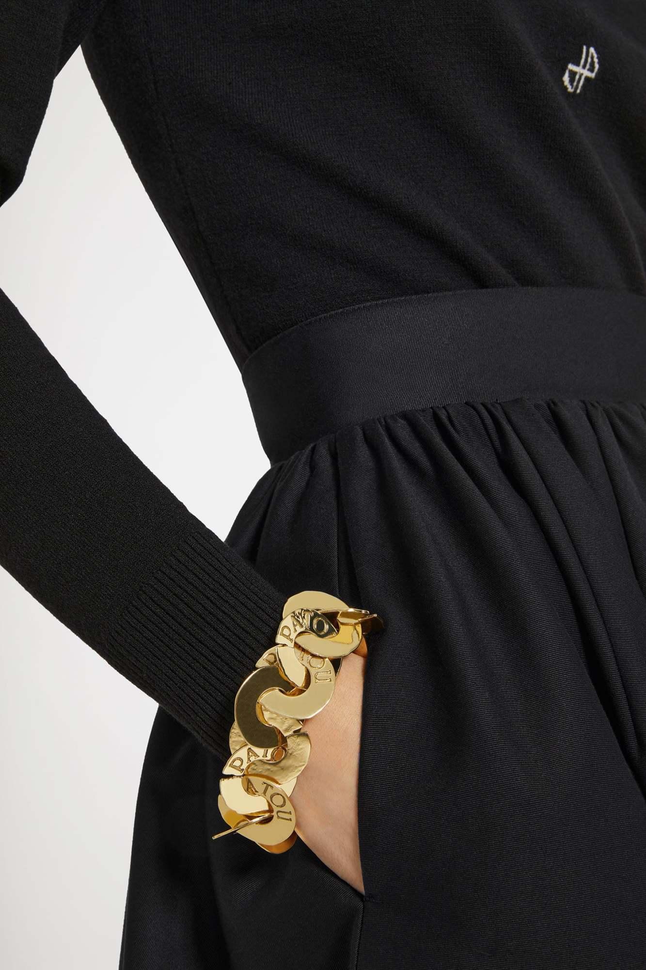 Patou Plated Brass Coin Bracelet in Metallic | Lyst
