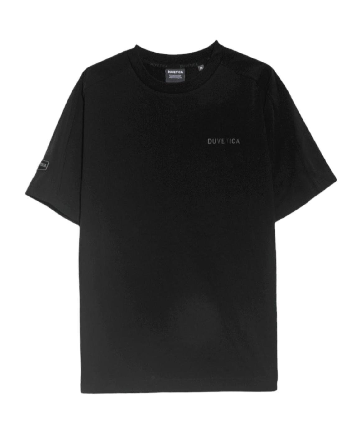 DUVETICA｜SHORT-SLEEVED ROUND NECK T-SHIRTS (VIAREGGIO ( duvetica-NERO-Short-Sleeved-T-