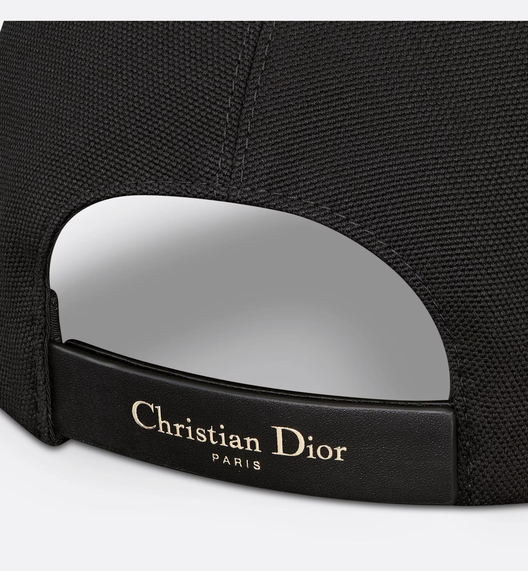 ディオール　d-player baseball cap Dior D-Player Cap in Black | Lyst