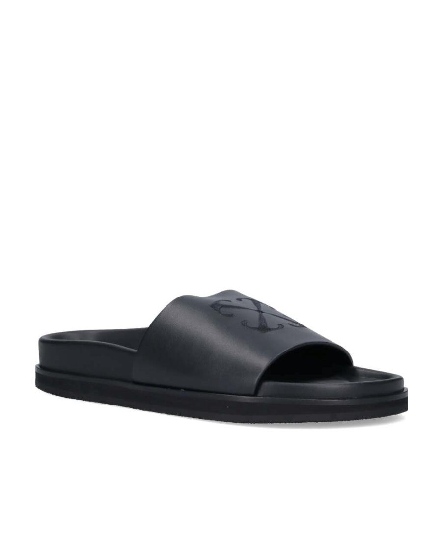 サンダル OFF WHITE Men Sandals OMIC018S24MAT0011010 Black Off-White slippers - Black - Men | OMIC018S24MAT0011010