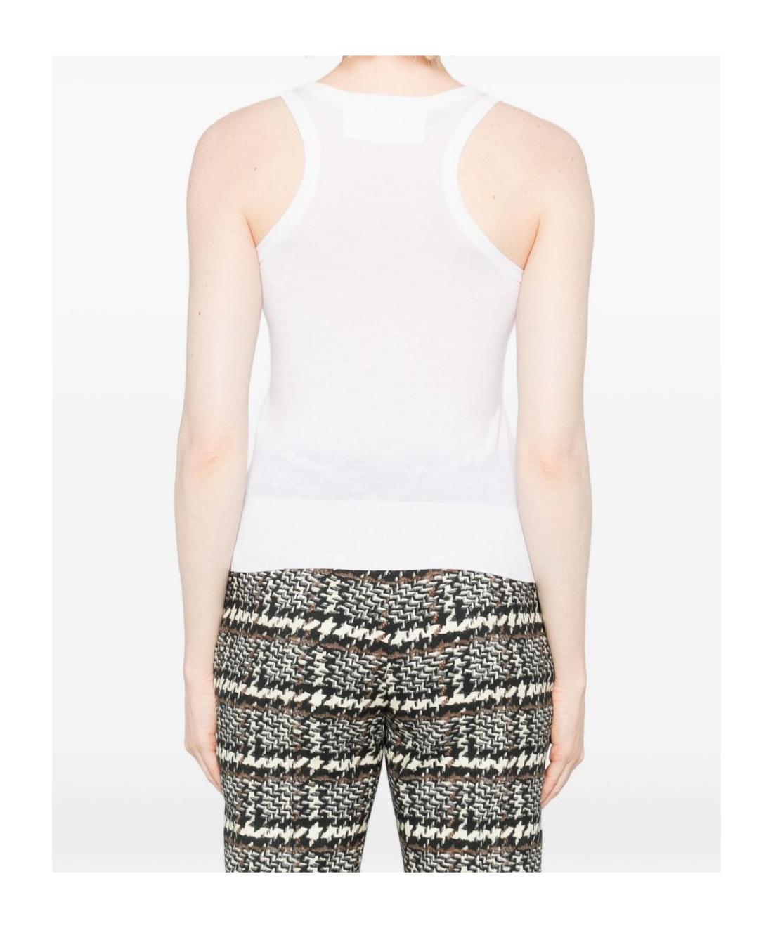 Tシャツ・カットソー ERMANNO SCERVINO Women Tops D415L301 CTUER10601 White ERMANNO SCERVINO(エルマノシェルビーノ ) Tシャツ・カットソー