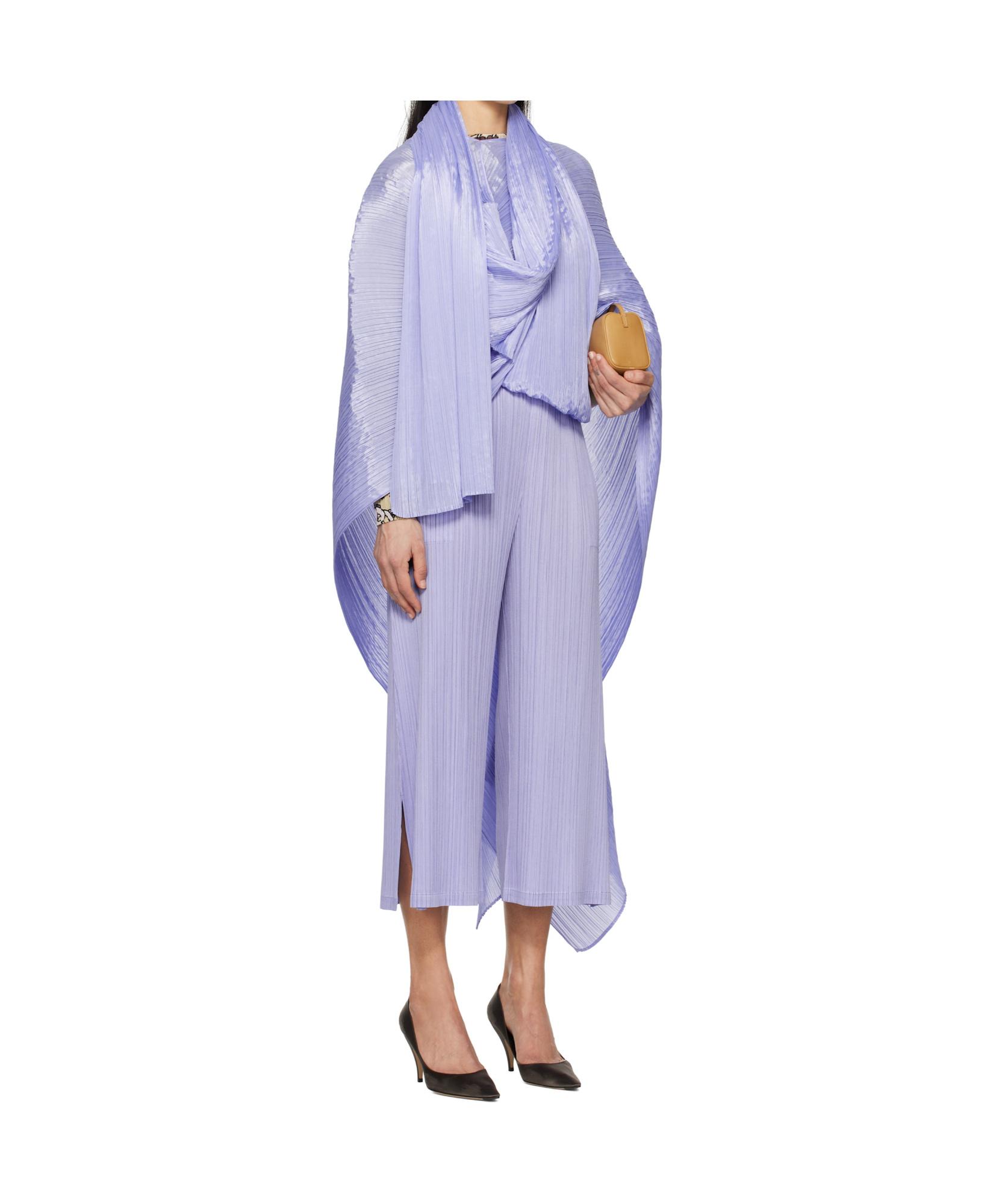 Pleats Please Issey Miyake Pleated Sarong in Blue | Lyst