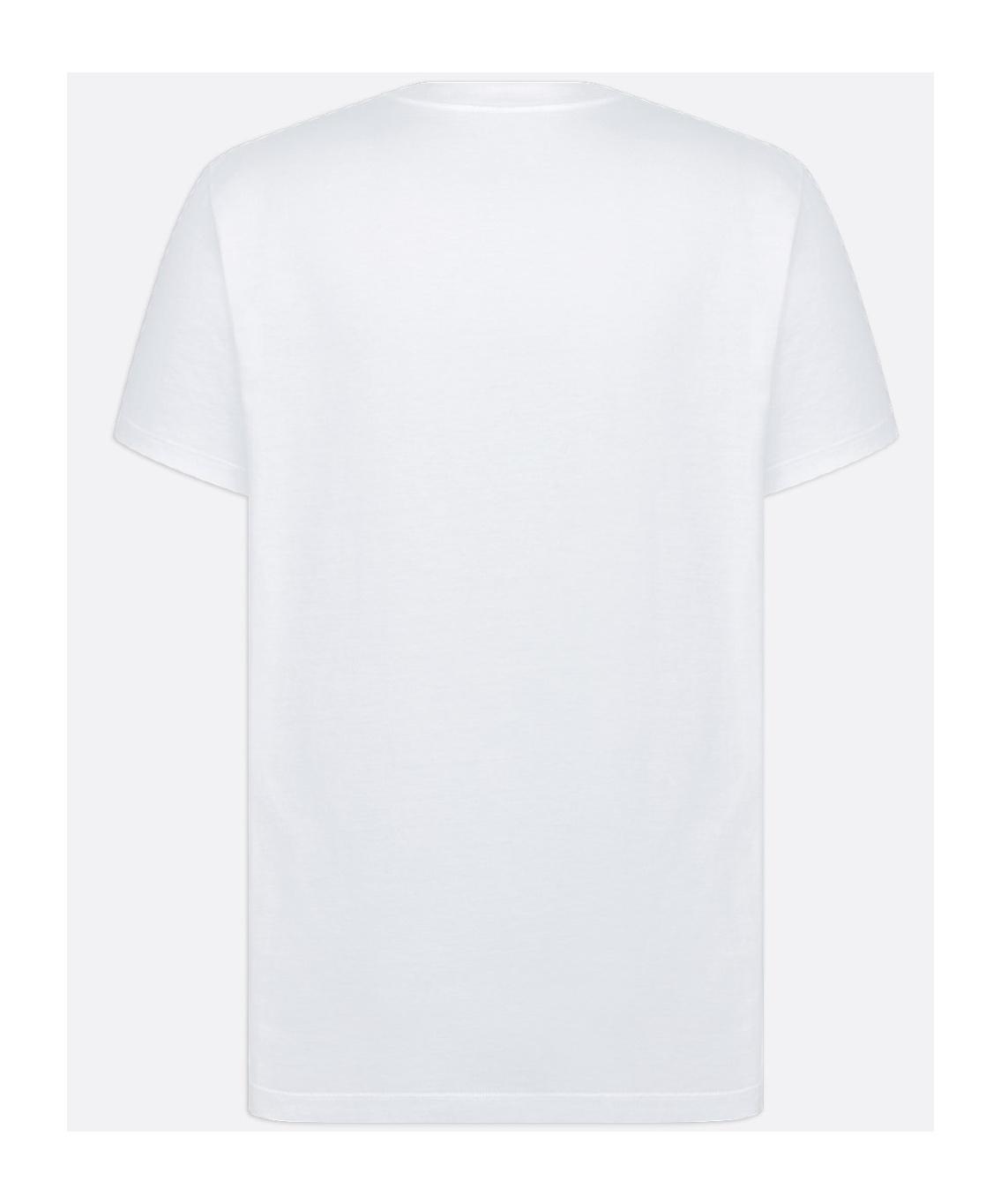 Dior Montaigne T-Shirt, Regular Fit in White for Men | Lyst