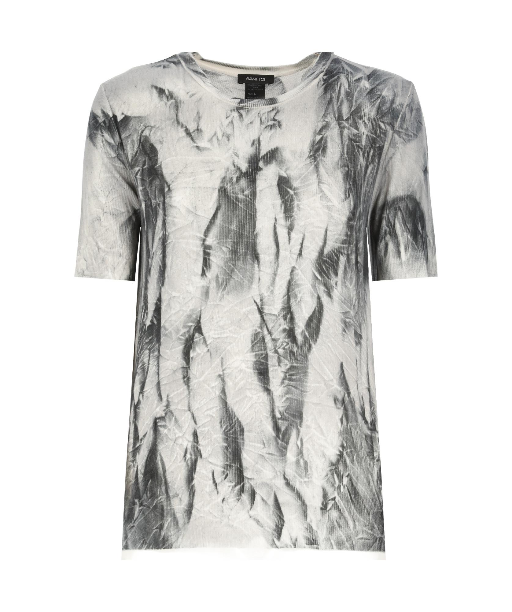 Tシャツ・カットソー AVANT TOI Woman T-Shirt Grey 224SD2654JCOVHV 00007 Avant Toi Abstract Print T-Shirt in Gray | Lyst