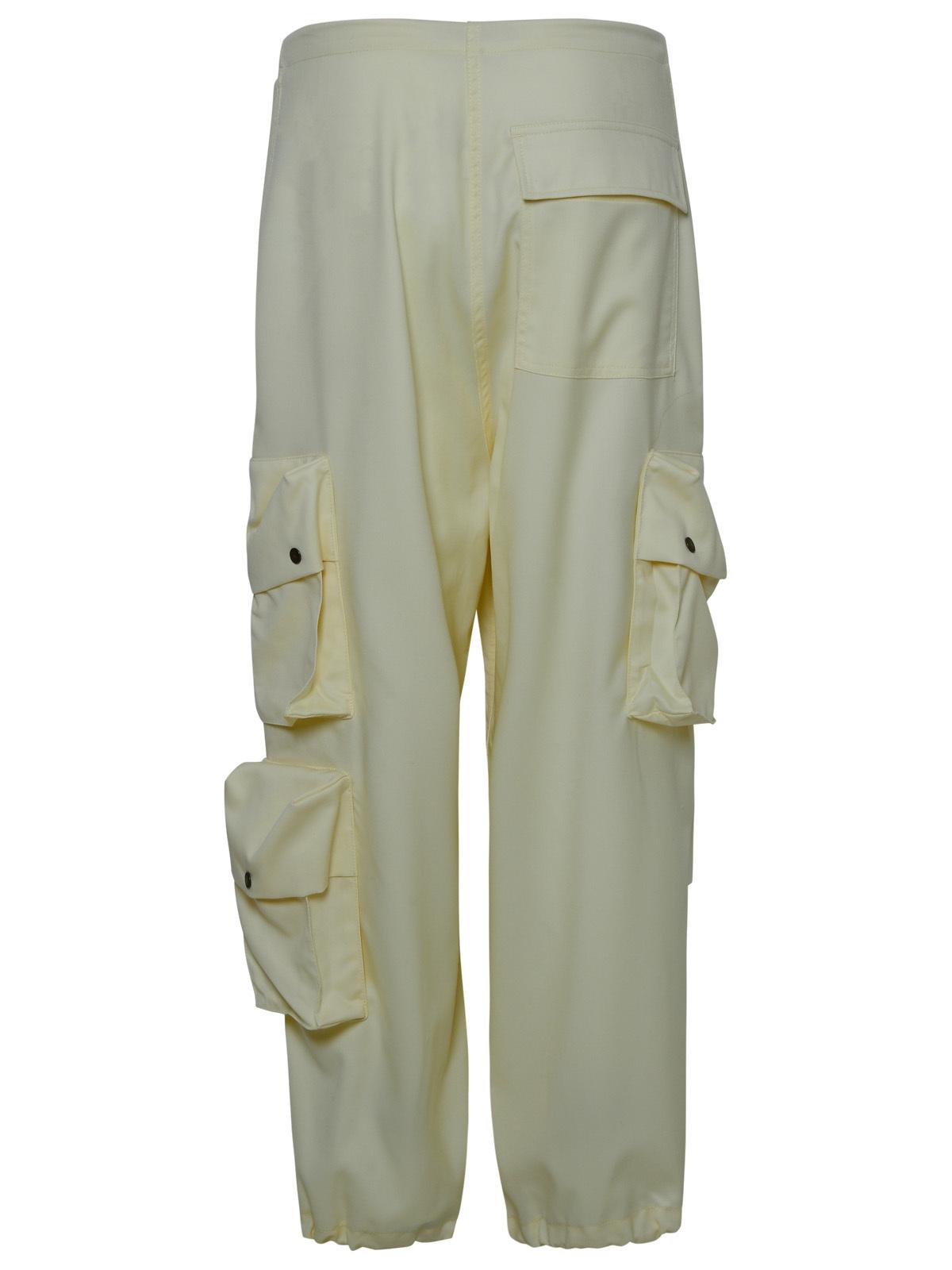 パンツ DARKPARK FW23 Cream wool Blair cargo pant (WTR14FAW01 0002) DARKPARK Cargo pants for Women | Online Sale up to 67% off