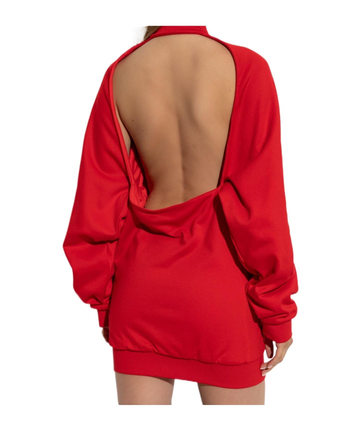 ワンピース Balenciaga Tracksuit Dress With Cut-Out Red Balenciaga Dresses for Women | Lyst