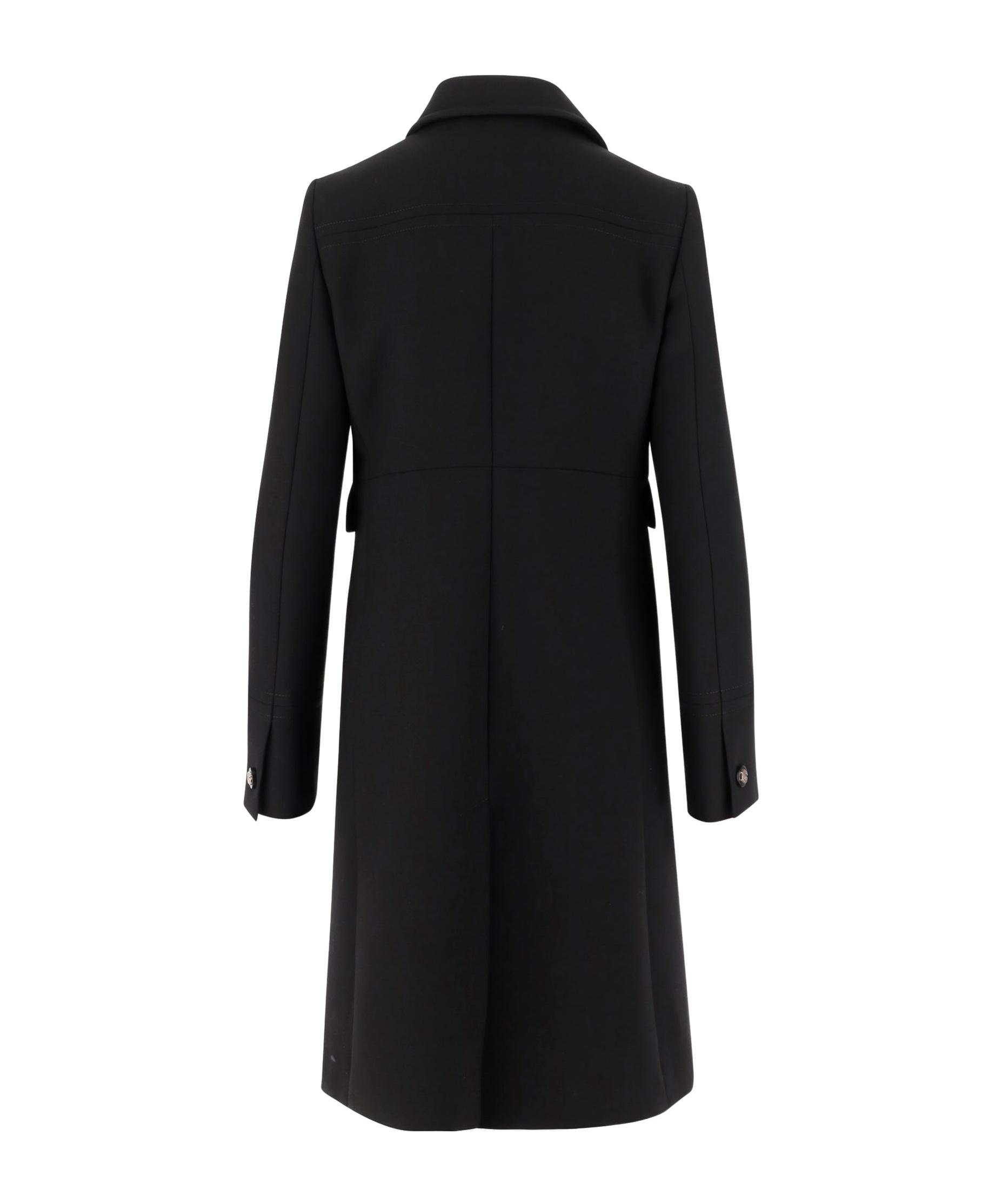 コート GUCCI BLACK WOOL BLEND COAT Wool peacoat in black - Gucci | Mytheresa