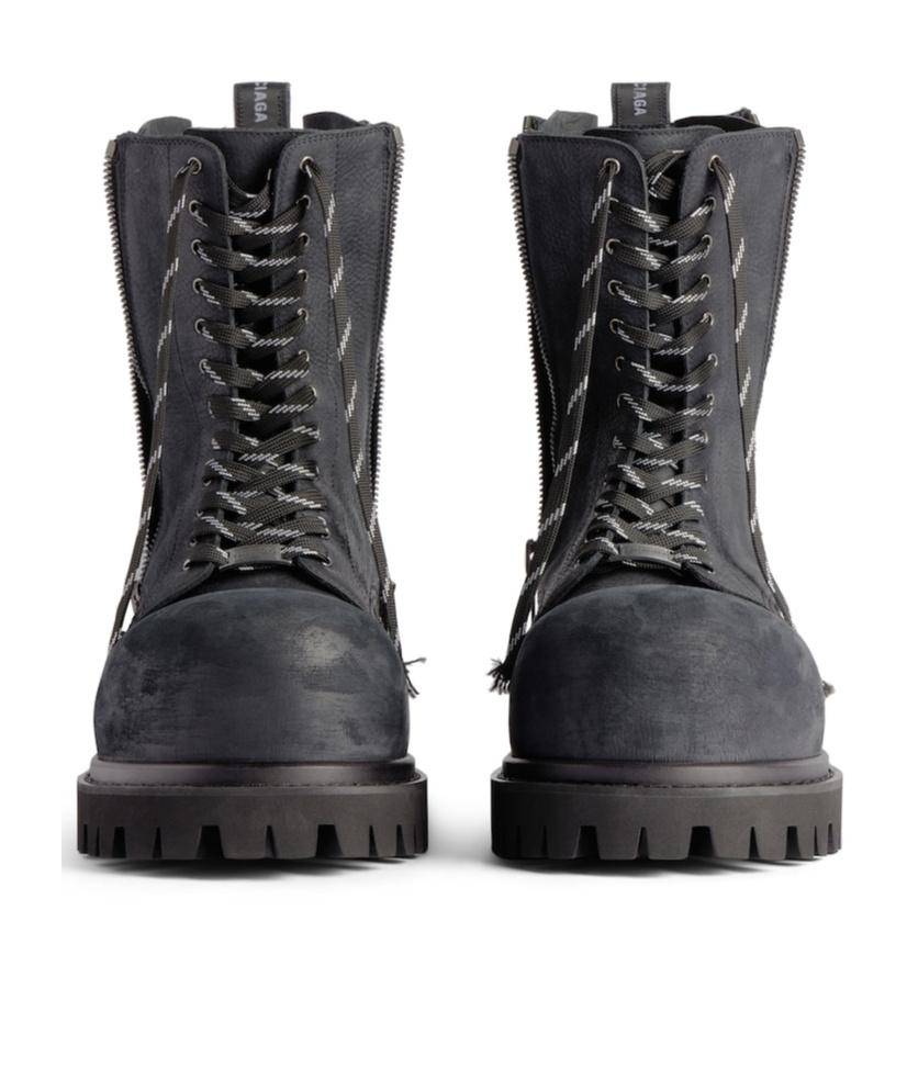 Balenciaga Stomper Zipped Boots in Black for Men Lyst