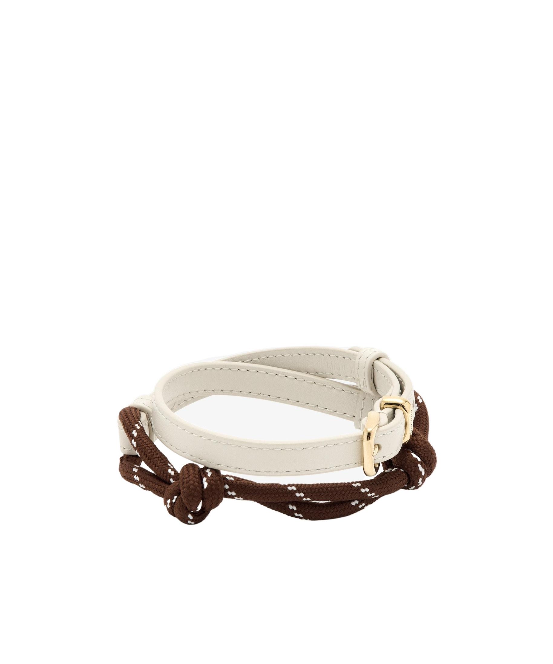 ブレスレット MIU MIU Brown Leather Bracelet Miu Miu wrap-around Leather Bracelet | Brown | FARFETCH