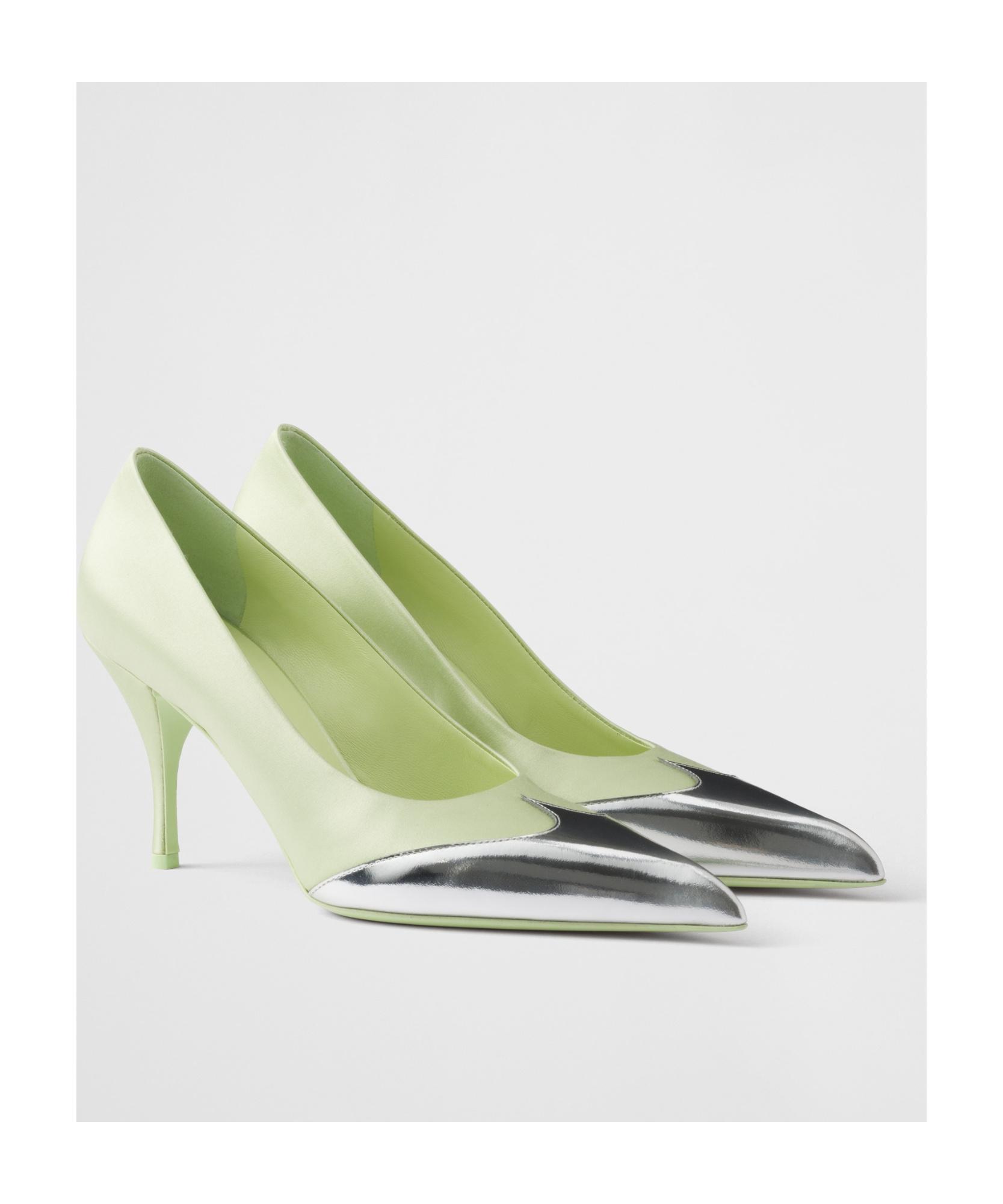 パンプス PRADA SS25 Dark green leather pumps (1I978NFD055055 F035G) Fir Green Brushed Leather Pumps | PRADA
