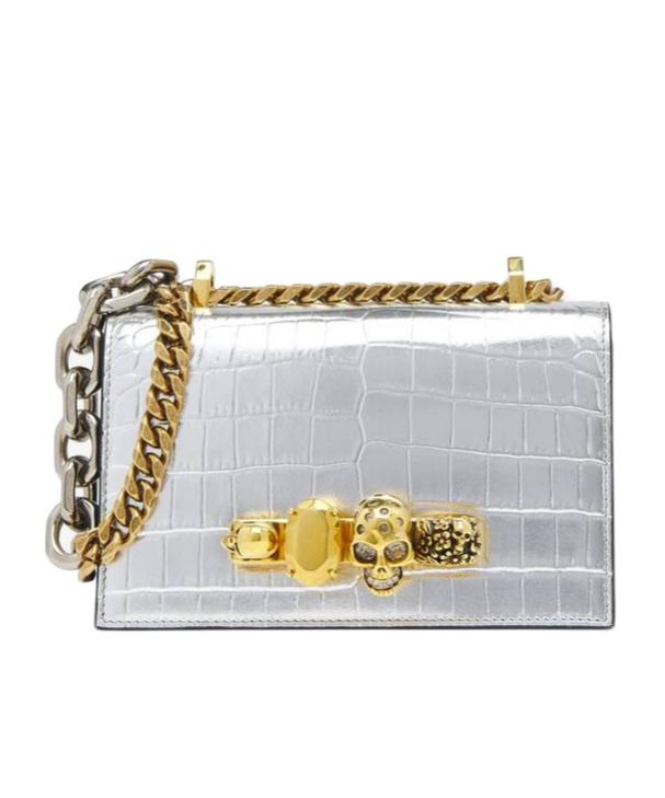 ショルダーバッグ・ポシェット Alexander Mcqueen Jewell Satchel Mini Bag - Tweed - Multi AM19158B-Alexander-McQueen-