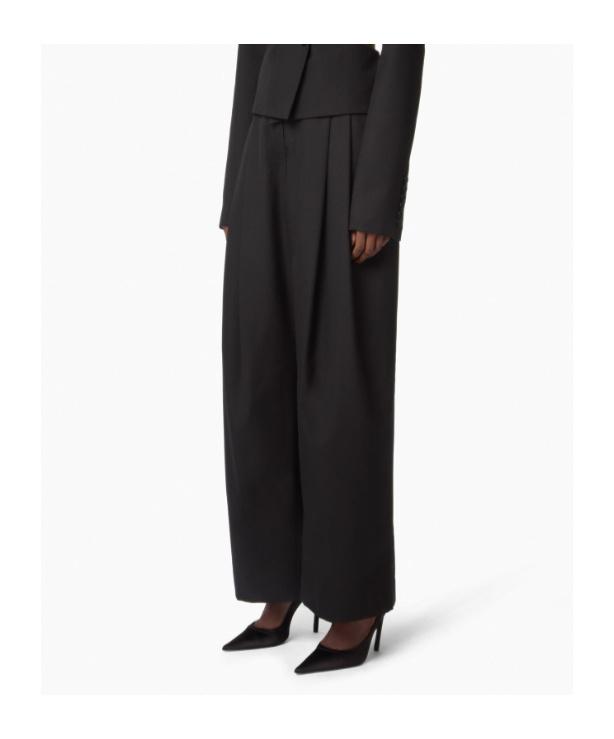パンツ NINA RICCI WIDE-LEG PANTS WITH PLEAT Nina Ricci Wide-Leg Pants With Pleat Detail | ShopSimon