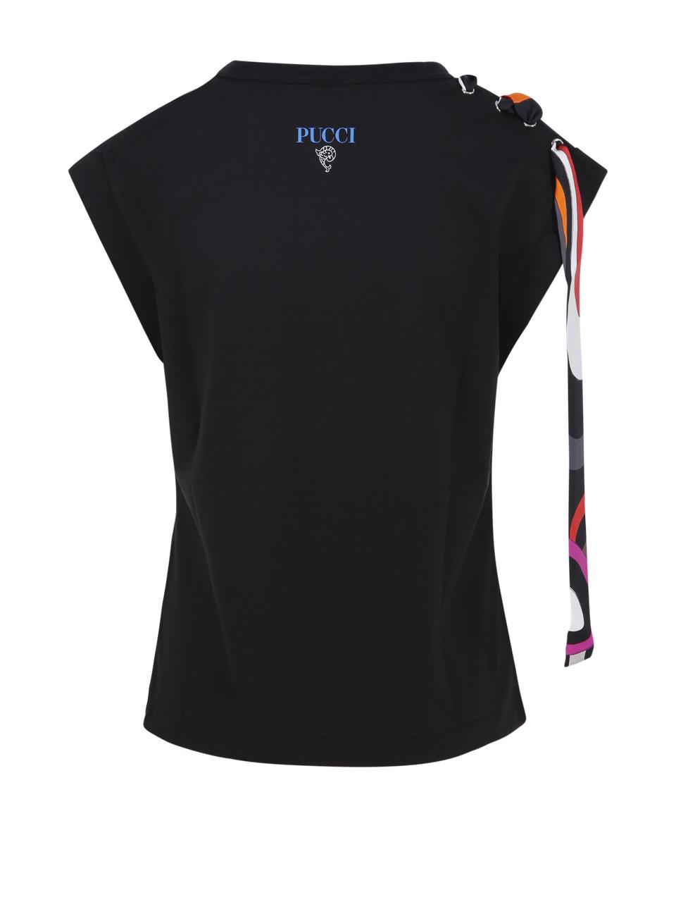 EMILIO PUCCI 黒　ブラック　Tシャツ PUCCI ウィメンズ Tシャツ通販 - FARFETCH