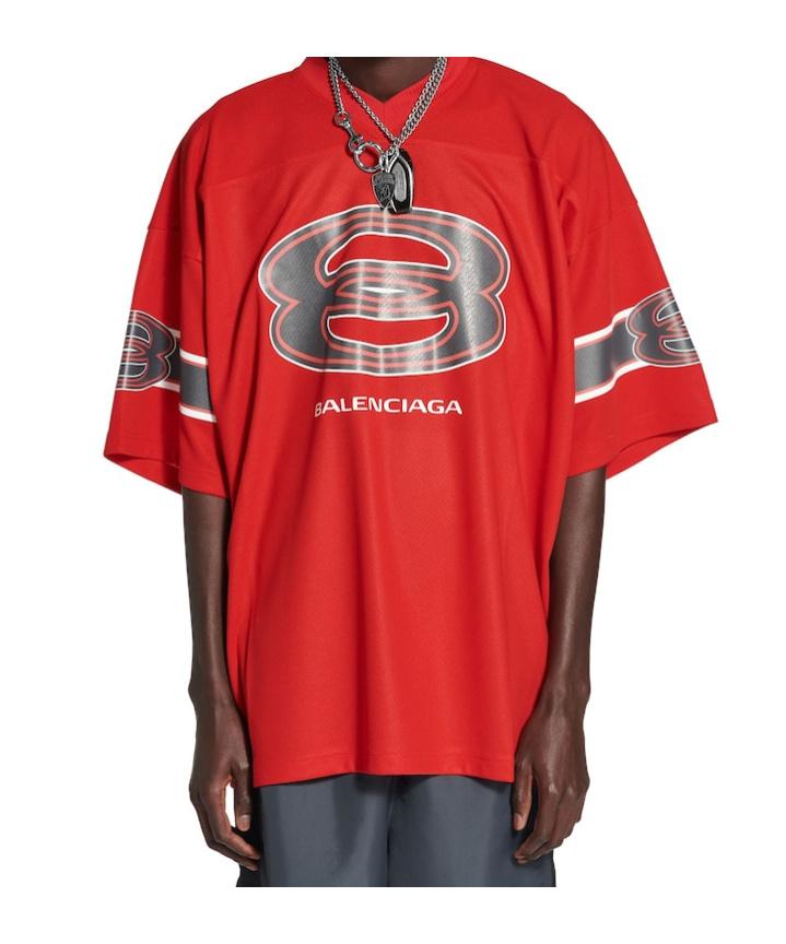 Red Balenciaga T-shirts for Men | Lyst