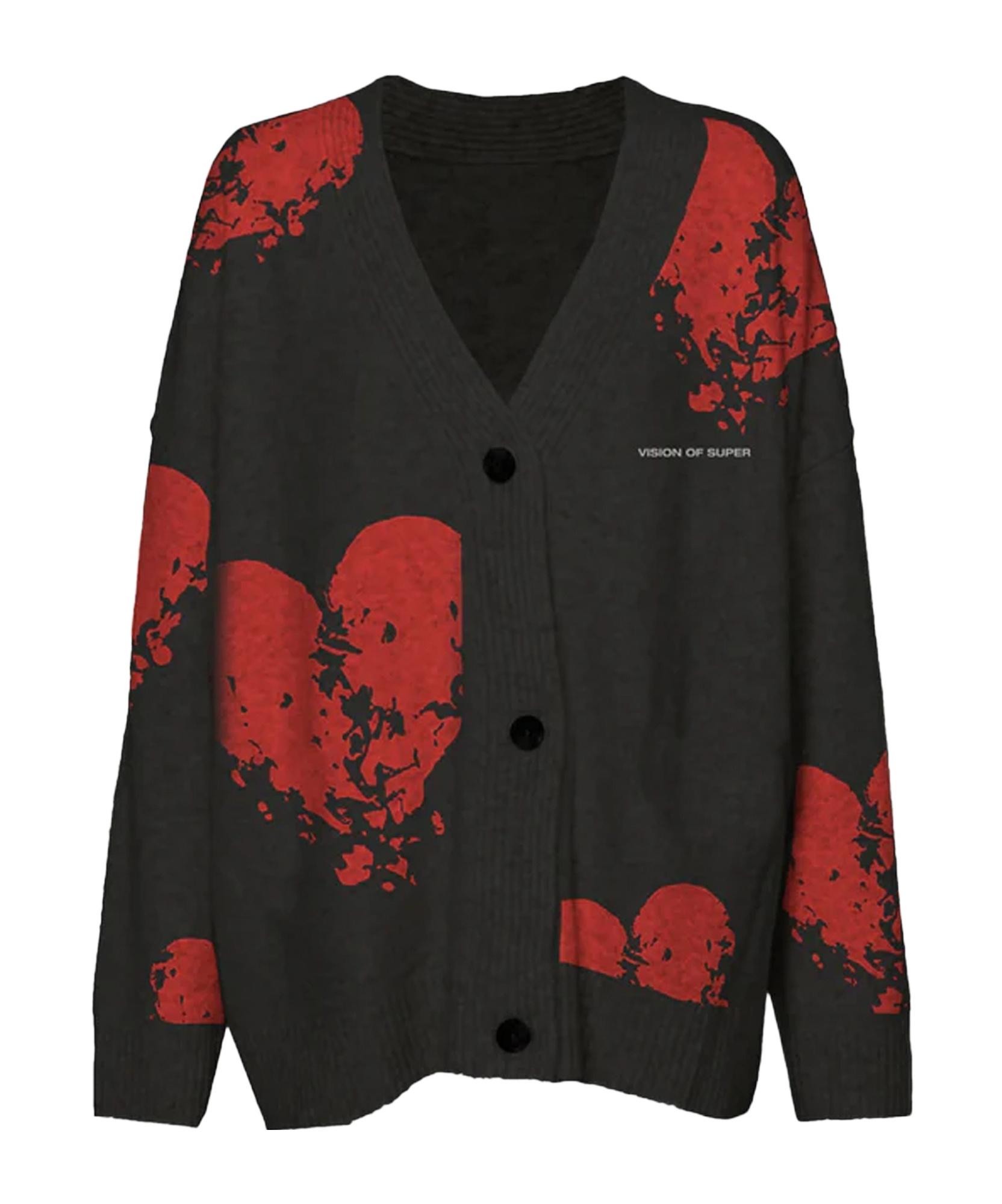 ニット・セーター VISION OF SUPER Men Sweater VS01514 BLACK Black VISION OF SUPER | Black Men's Sweater | YOOX