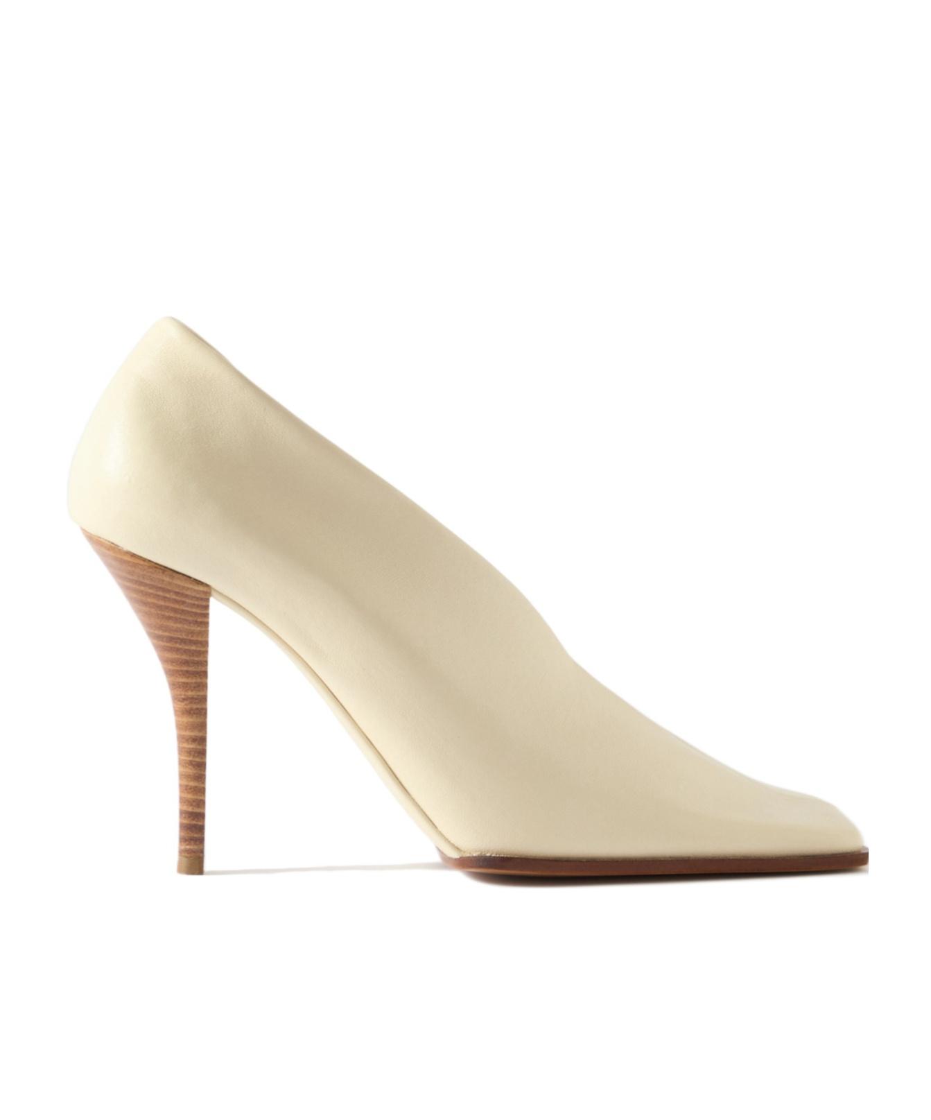 Alaïa Square-Toe High Heels in White | Lyst