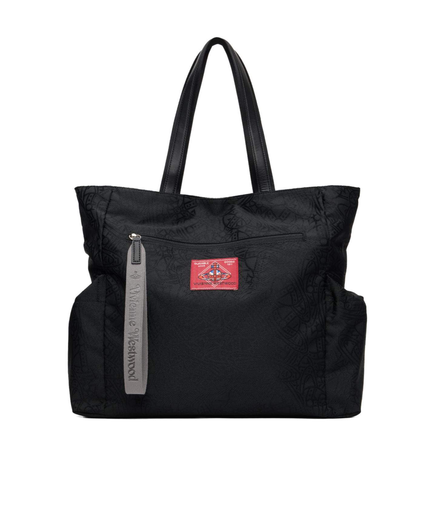 【送料&関税込】Vivienne Westwood Sarah Medium Tote VIVIENNE WESTWOOD Sarah Medium Tote BLACK | Base Blu