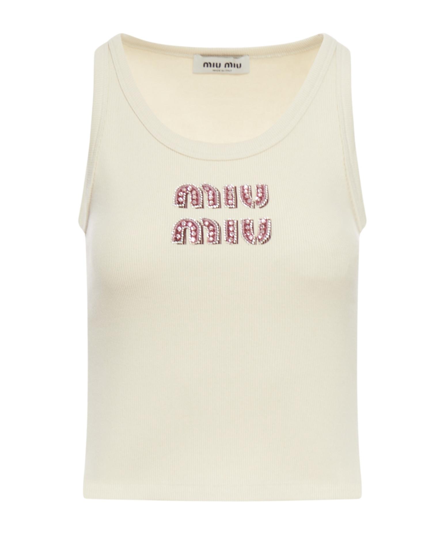 Miu Miu Sleeveless and tank tops for Women | Online Sale up to 62 Miu Miu Sleeveless and tank tops for Women | Online Sale up to 62