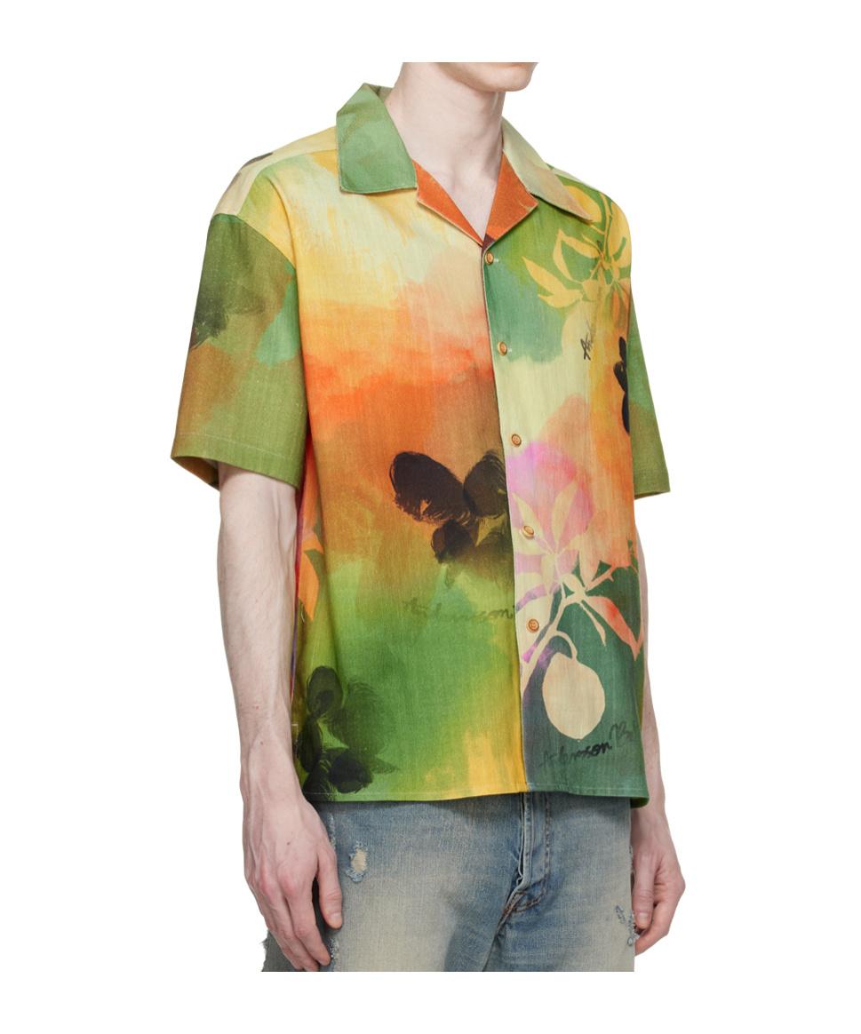 【ANDERSSON BELL 】 RHINO TIE DYE PRINT L/S T-SHIRT★人気 ANDERSSON BELL Rhino Tie Dye Print Shirt in Green for Men | Lyst