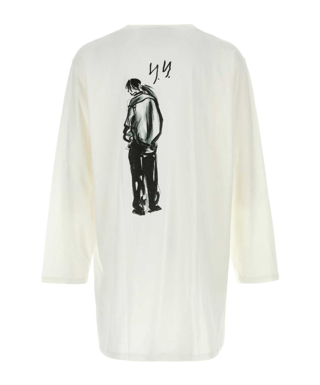 Tシャツ・カットソー Yohji Yamamoto COMBED SINGLE JERSEY LONG SLEEVES T COMBED SINGLE JERSEY LONG SLEEVES T – THE SHOP YOHJI YAMAMOTO