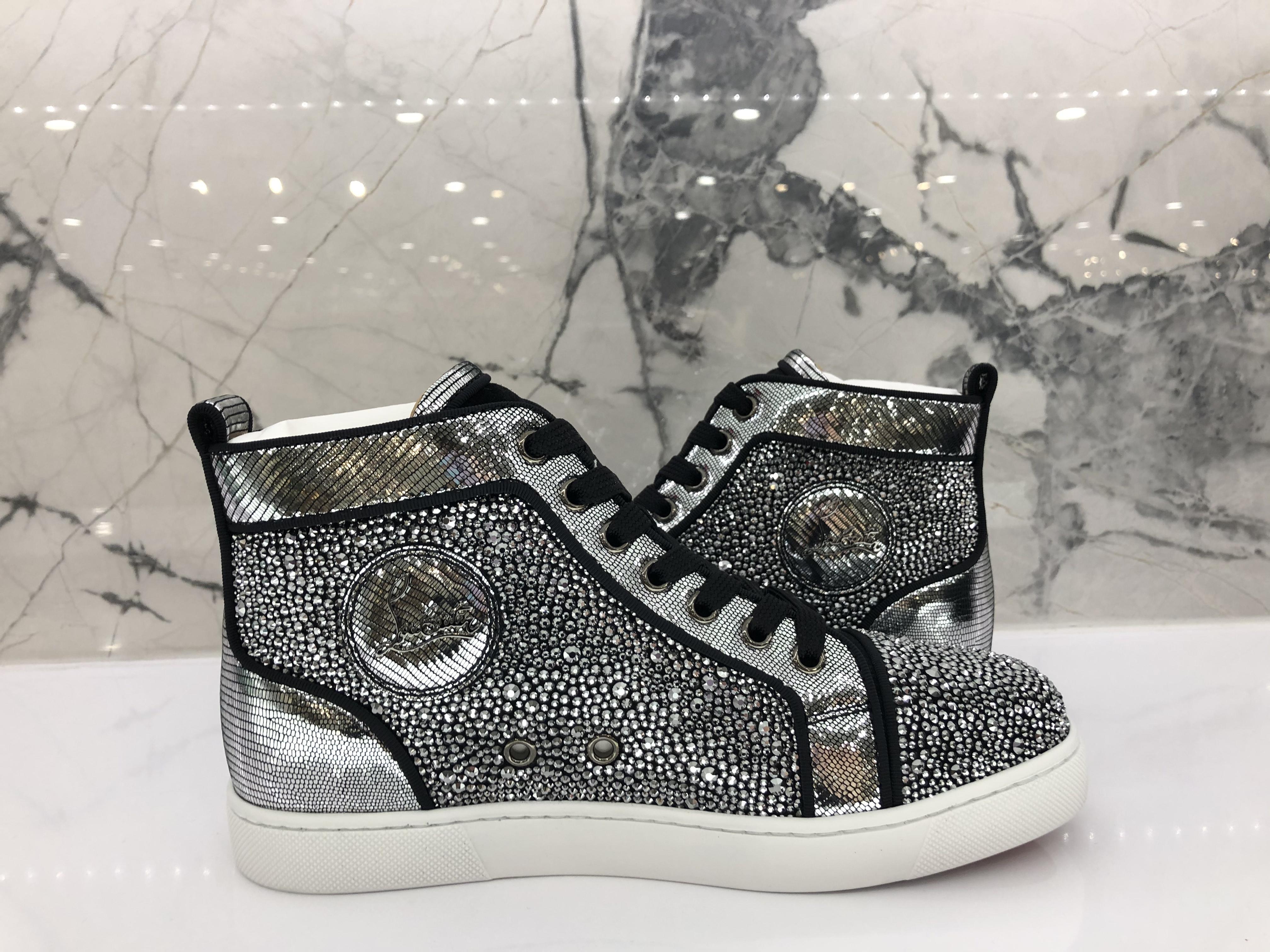 Christian Louboutin High top sneakers for Women Online Sale up to 46 off Lyst
