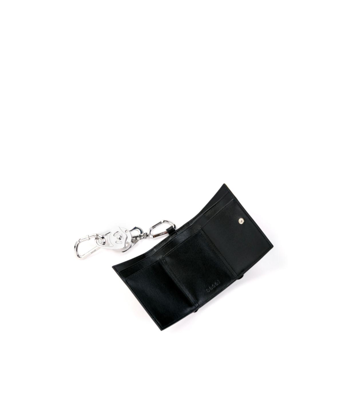 小物 sacai Carabiner Trifold Wallet Sacai Carabiner-Detail Trifold Wallet in Black for Men | Lyst