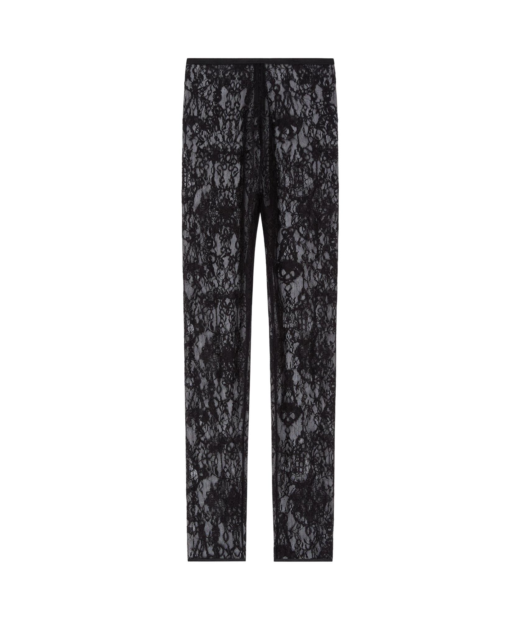 パンツ GIVENCHY Leggings in chandelier lace Nero Givenchy Lace Chandelier Leggings - Pants - BeyondStyle