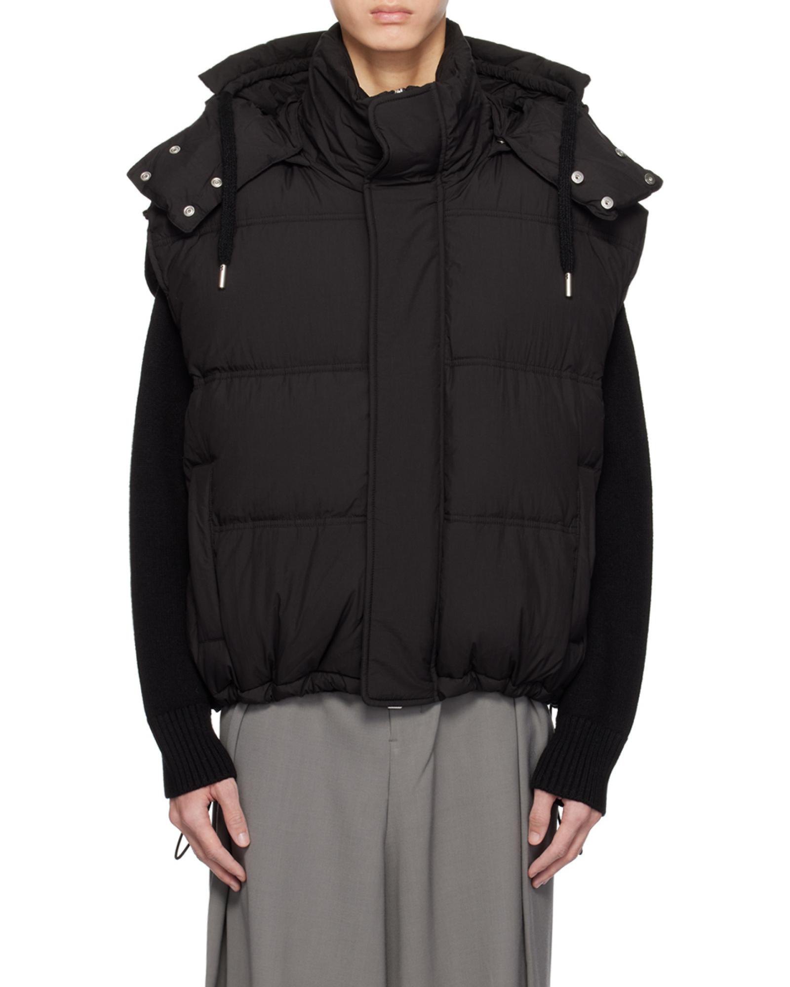 ベスト・ジレ AMI PARIS SS24 SLEEVELESS JACKET (FBV757.WV0039 001 BLACK) Ami Paris vest – Choosh