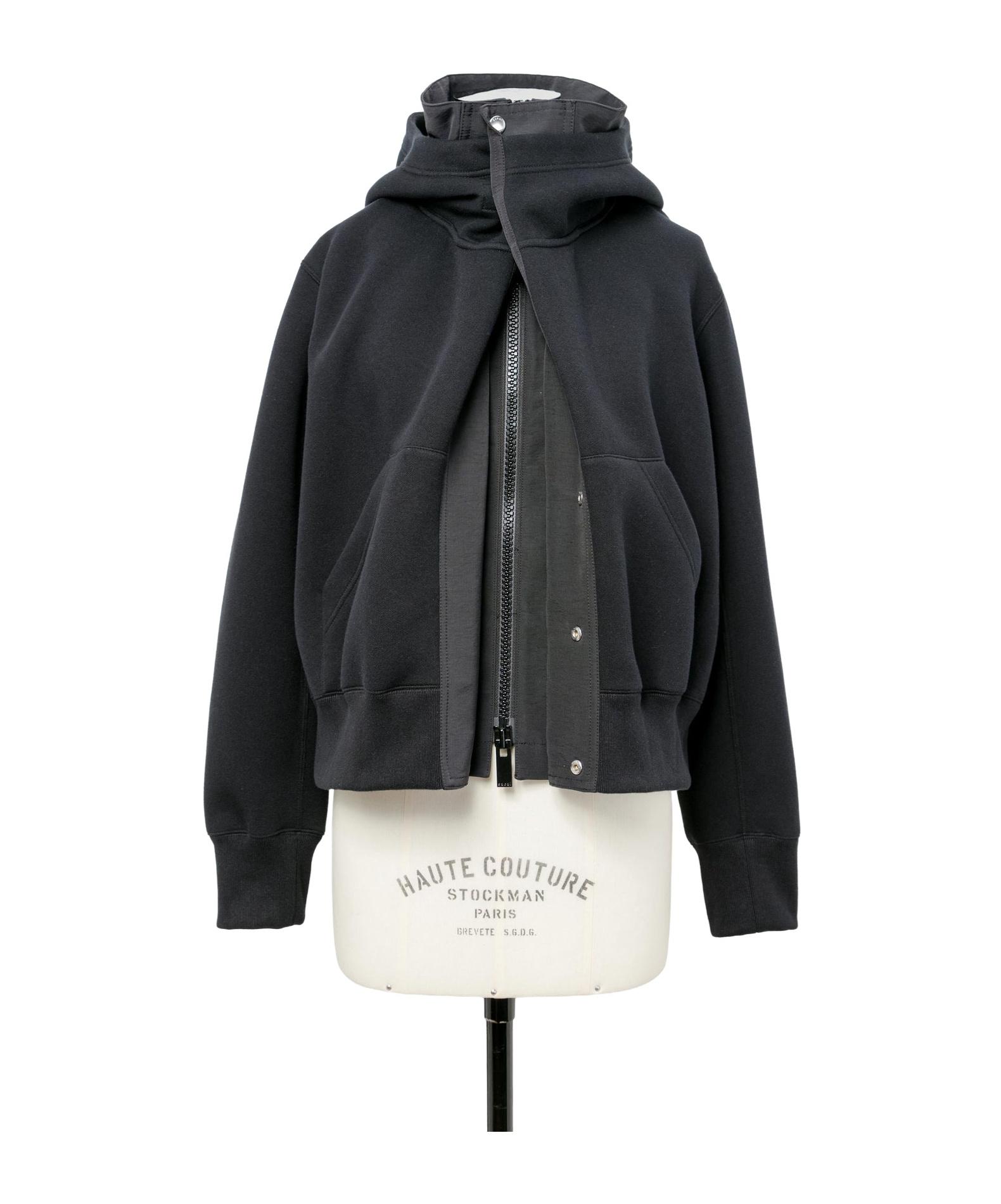 sacai 国内買付 Sponge Sweat x Grosgrain Hoodie Sponge Sweat x Grosgrain Hoodie | sacai Official Store