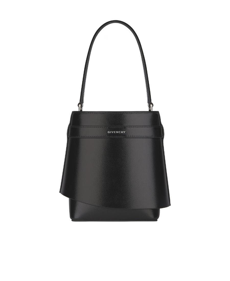【GIVENCHY】ブラック マイクロ Shark Lock バケットバッグ Micro Shark Lock Bucket Bag Black | The Webster