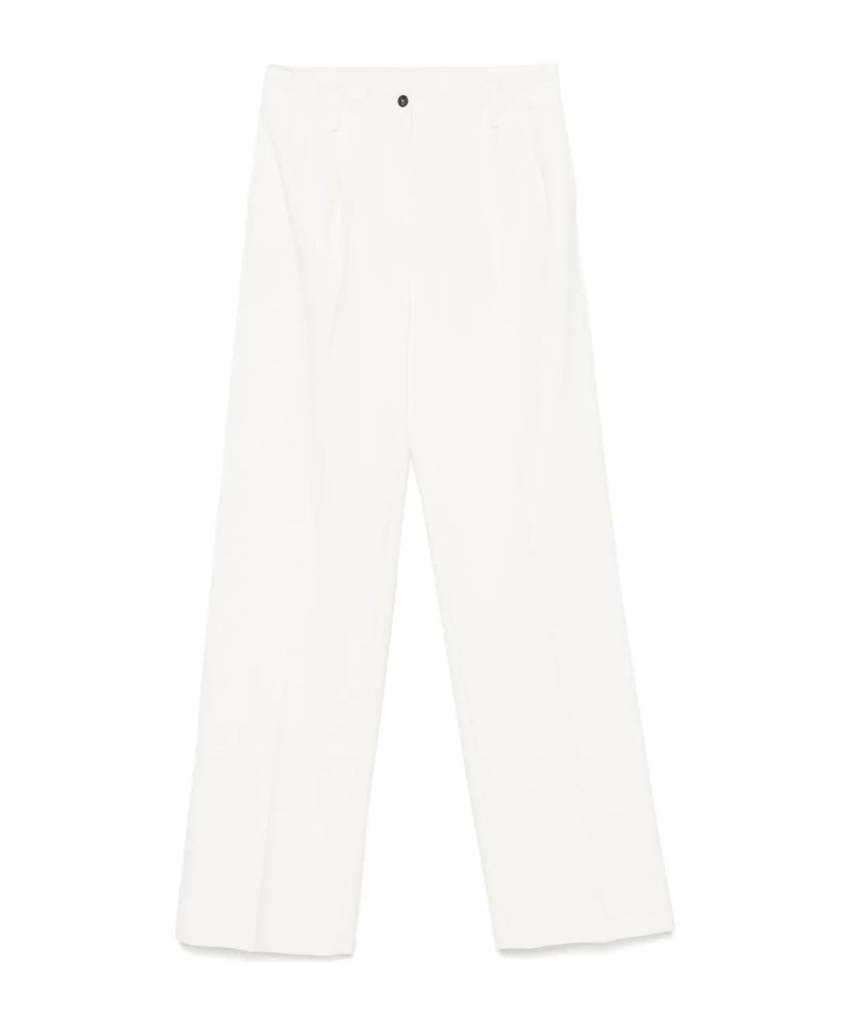 N°21 Women Straight Pants B0713617 1101 White N°21 Straight-leg pants for Women | Online Sale up to 82