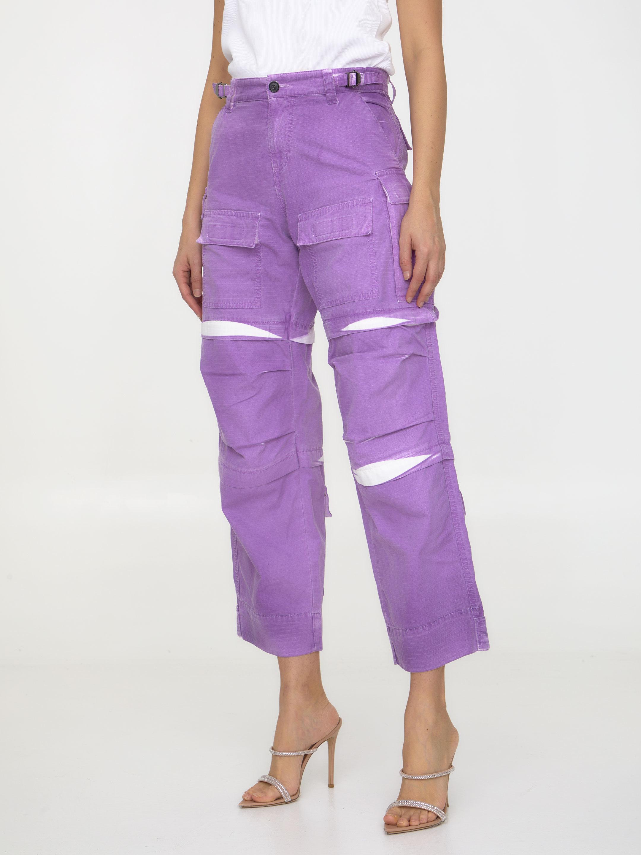 パンツ DARKPARK FW23 Cream wool Blair cargo pant (WTR14FAW01 0002) DARKPARK Cargo pants for Women | Online Sale up to 70% off